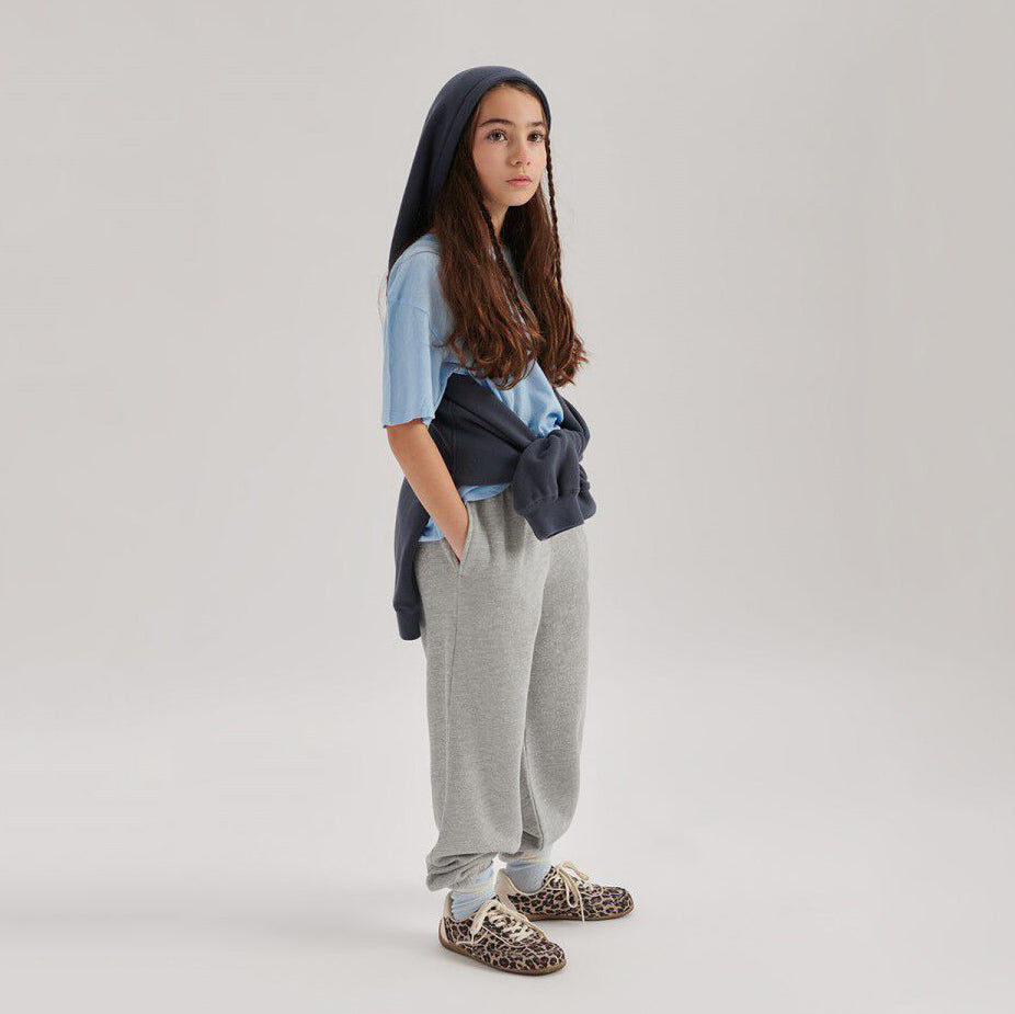 Boys & Girls Grey Cotton Trousers