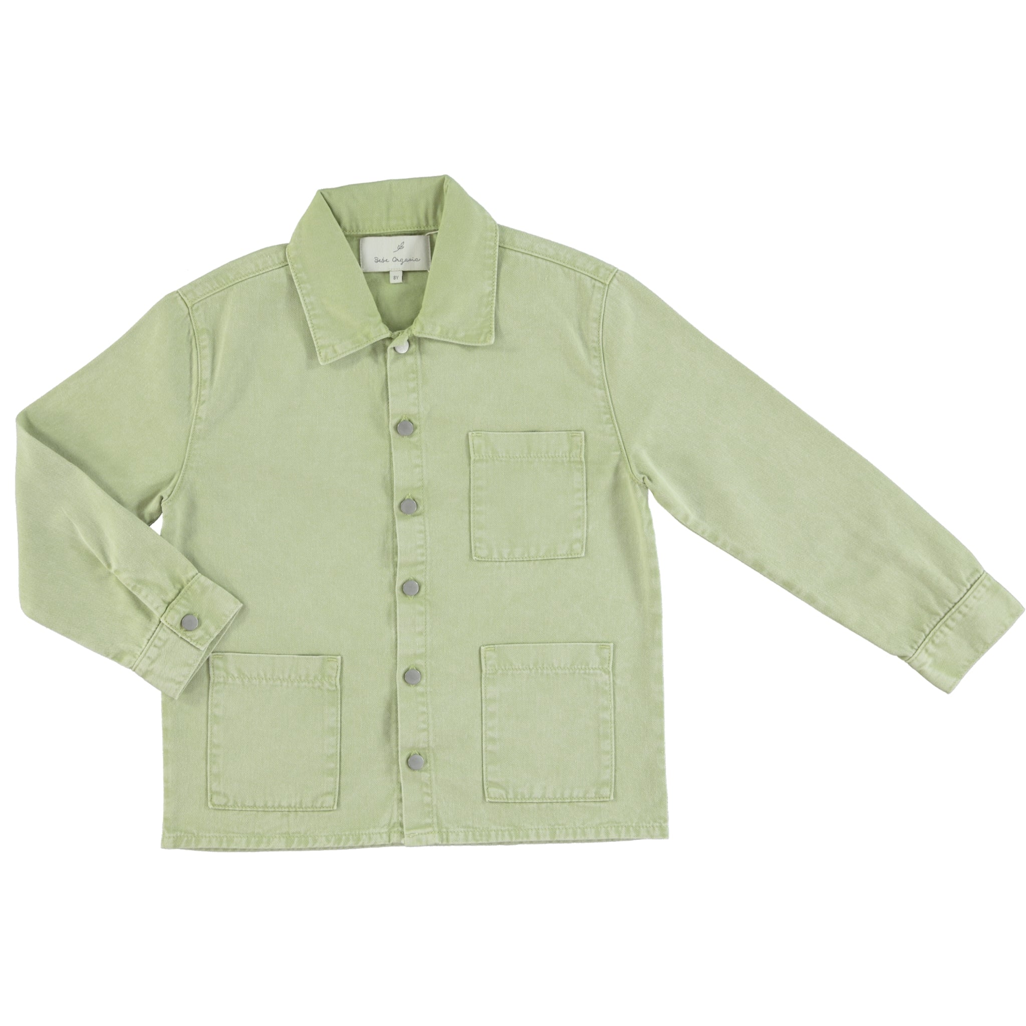 Girls Green Cotton Jacket