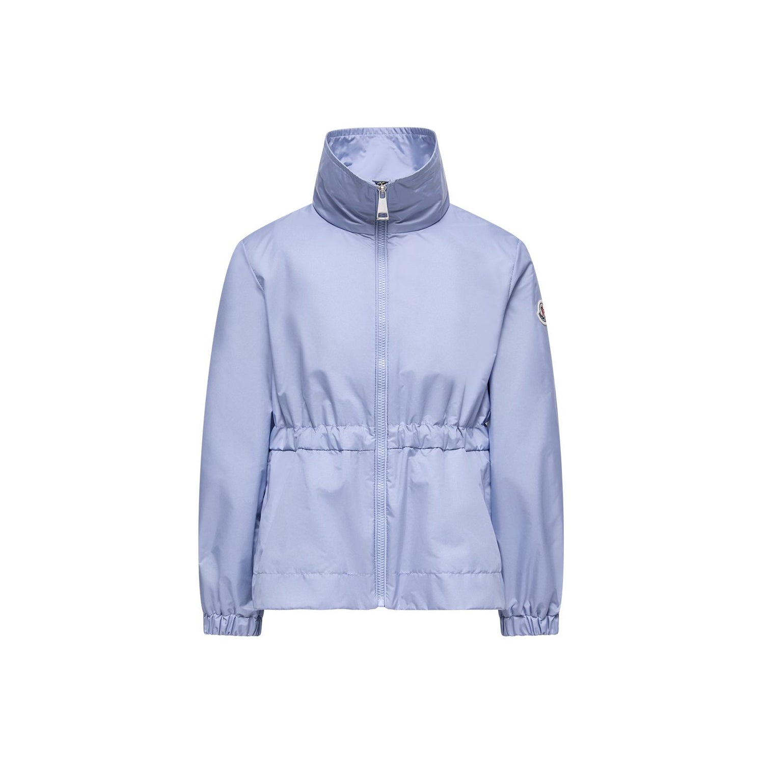 Girls Light Blue Zip-Up Jacket