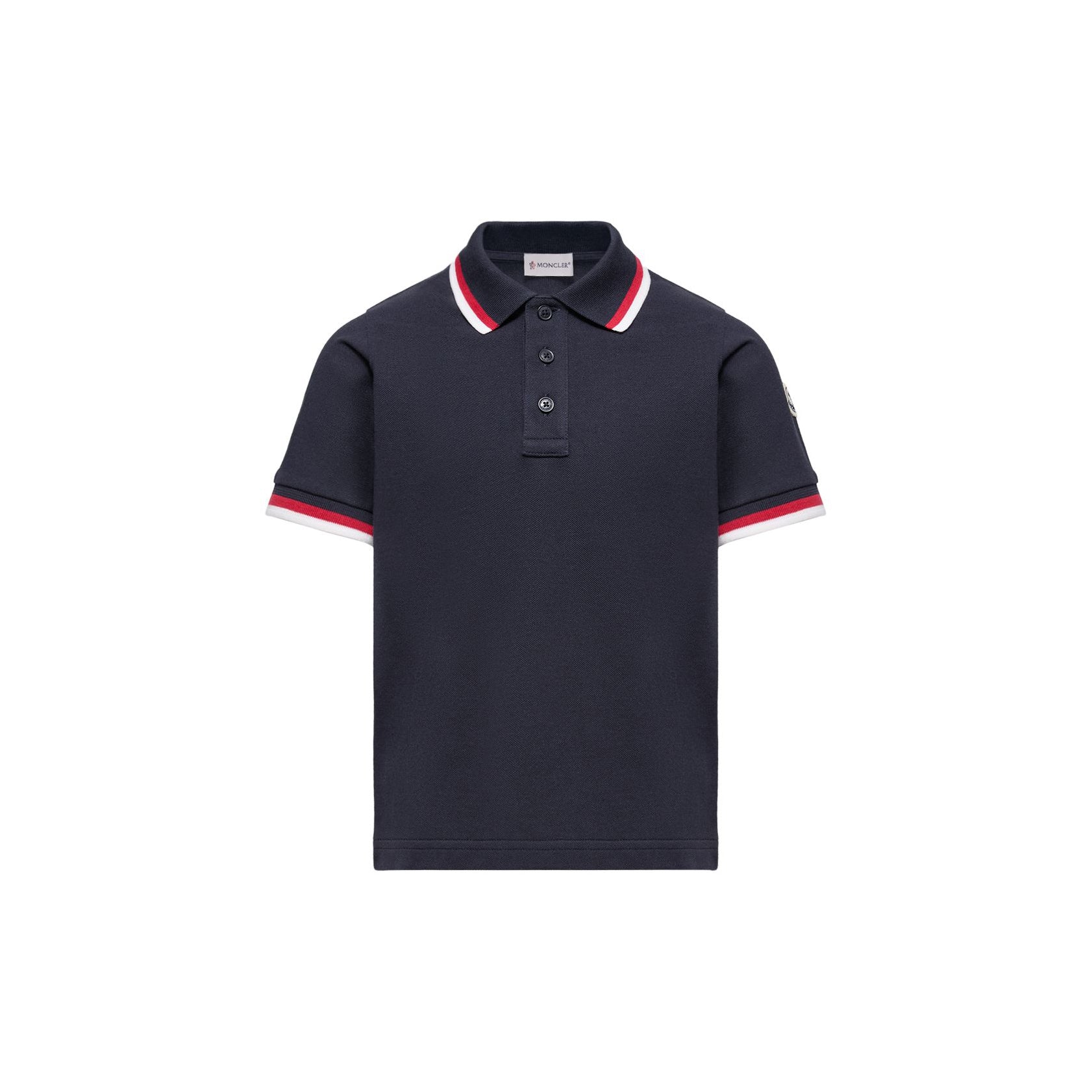 Boys Navy Cotton Polo Shirt