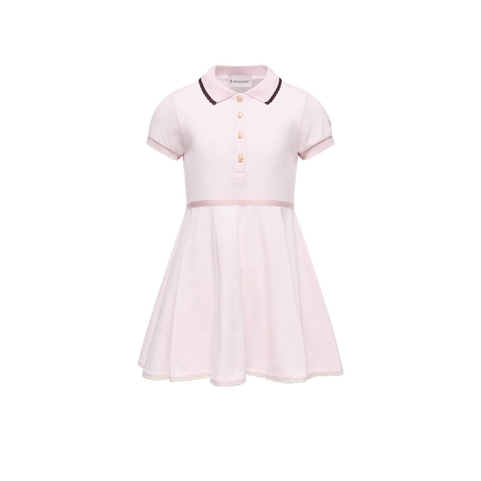 Girls Light Pink Cotton Dress