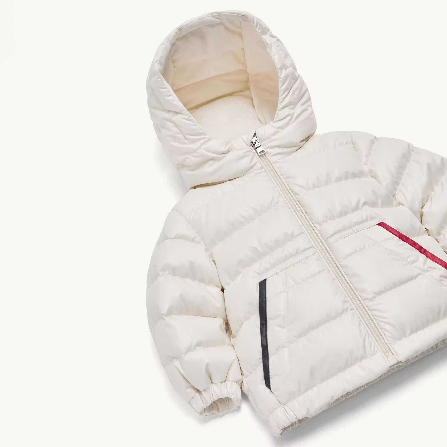 Baby Boys White "ICARUS" Padded Down Jacket