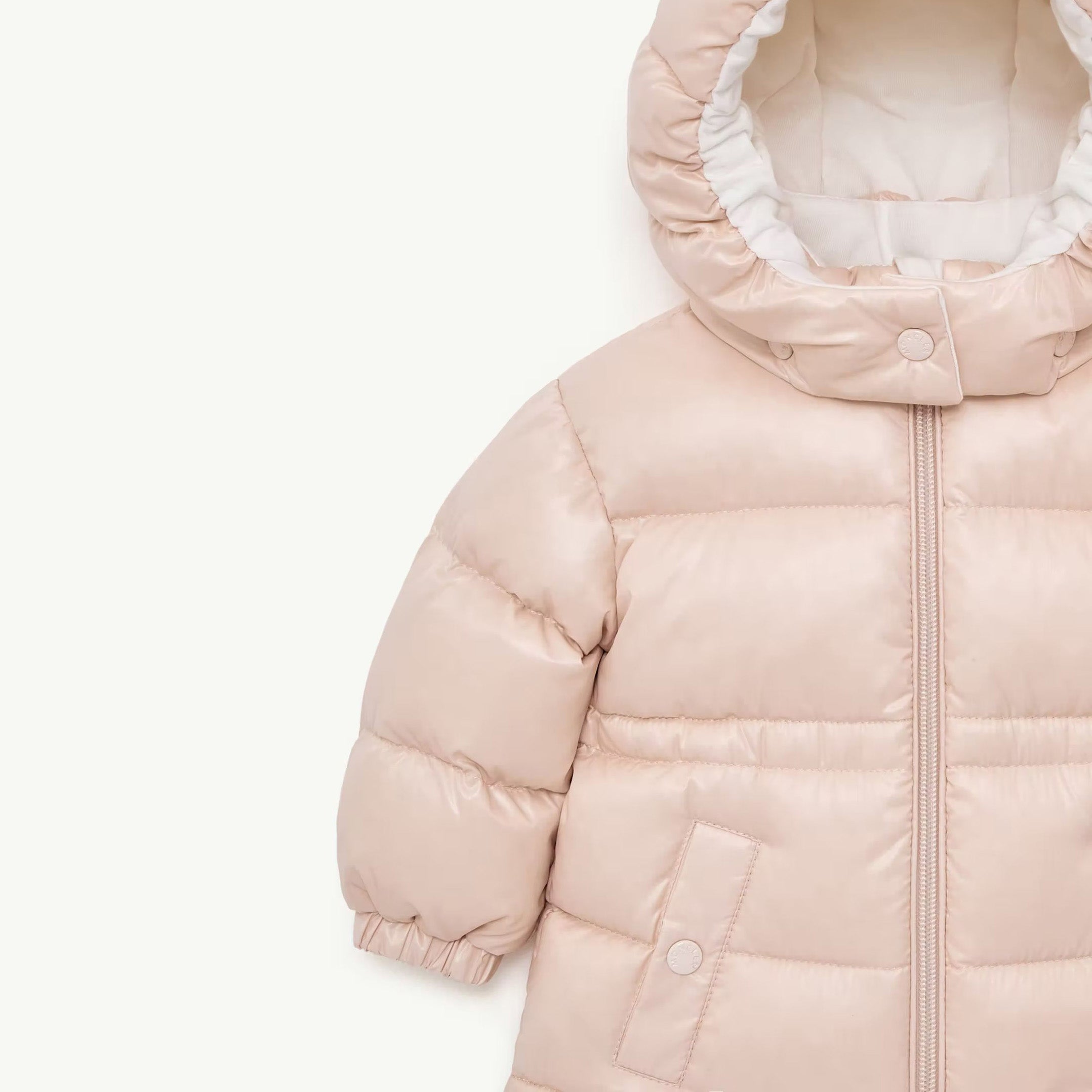 Baby Girls Light Pink "MAIRE" Padded Down Jacket