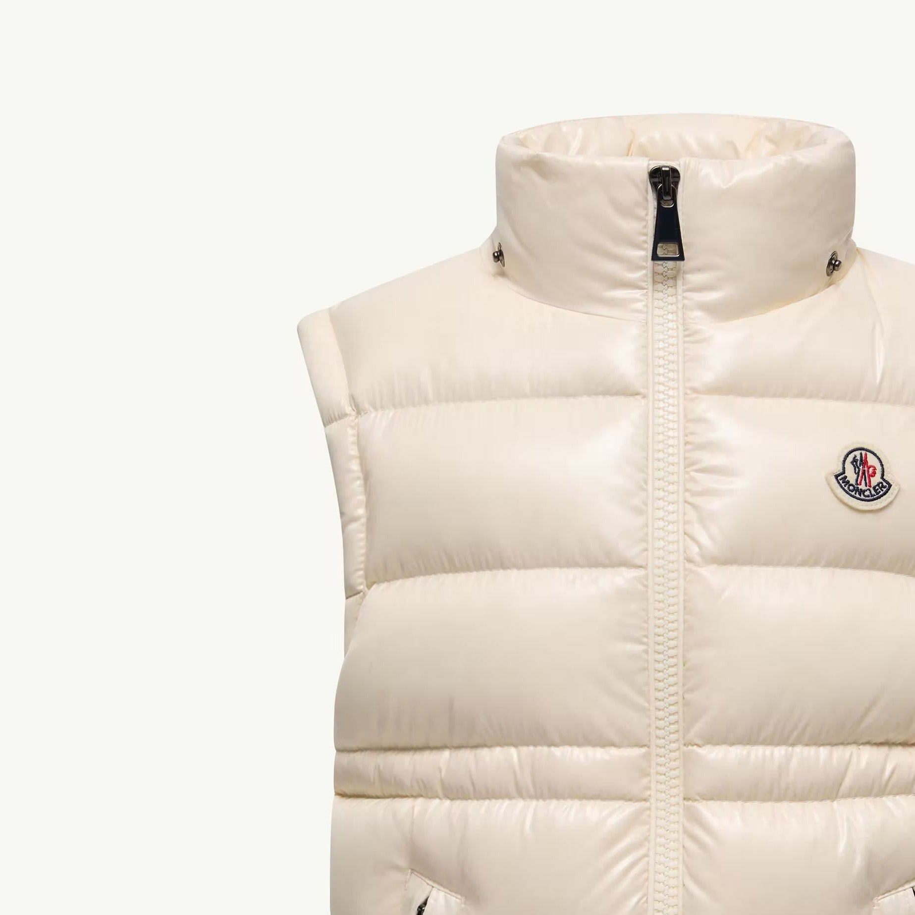 Girls Beige "ANIA" Padded Down Gilet