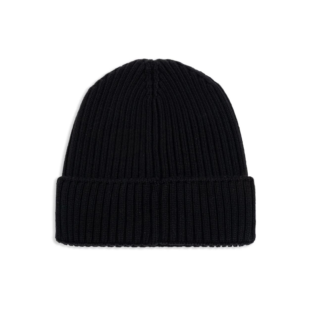 Boys Black Knit Wool Hat