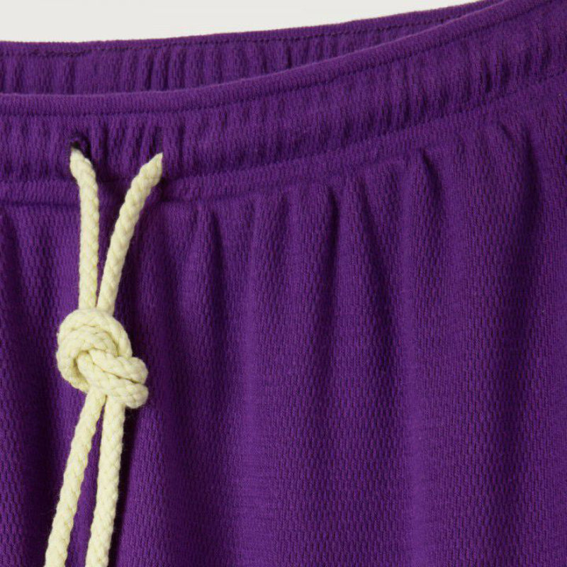 Women Purple Cotton Trousers