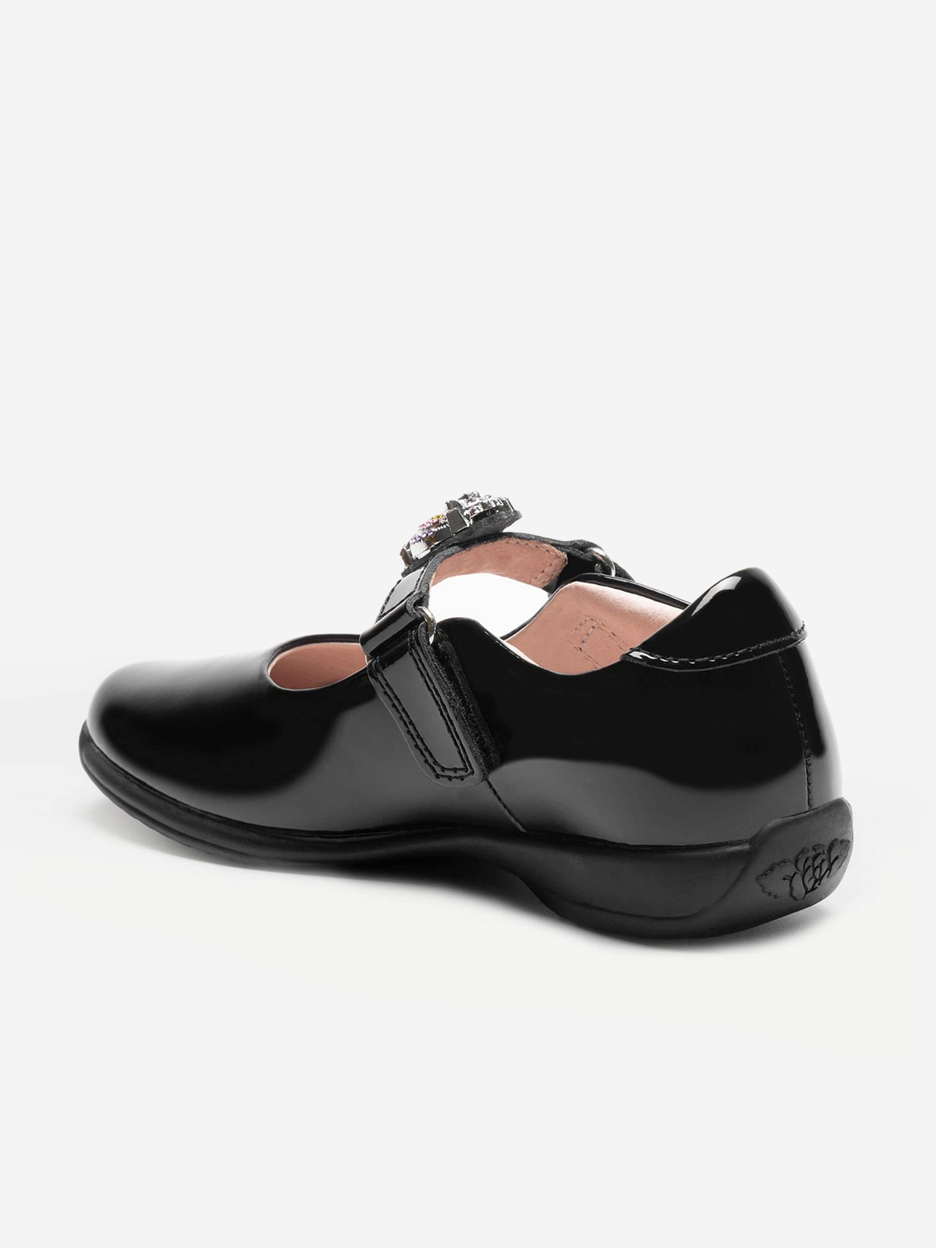 Lelli Kelly Girls Bianca Leather Shoes in Black