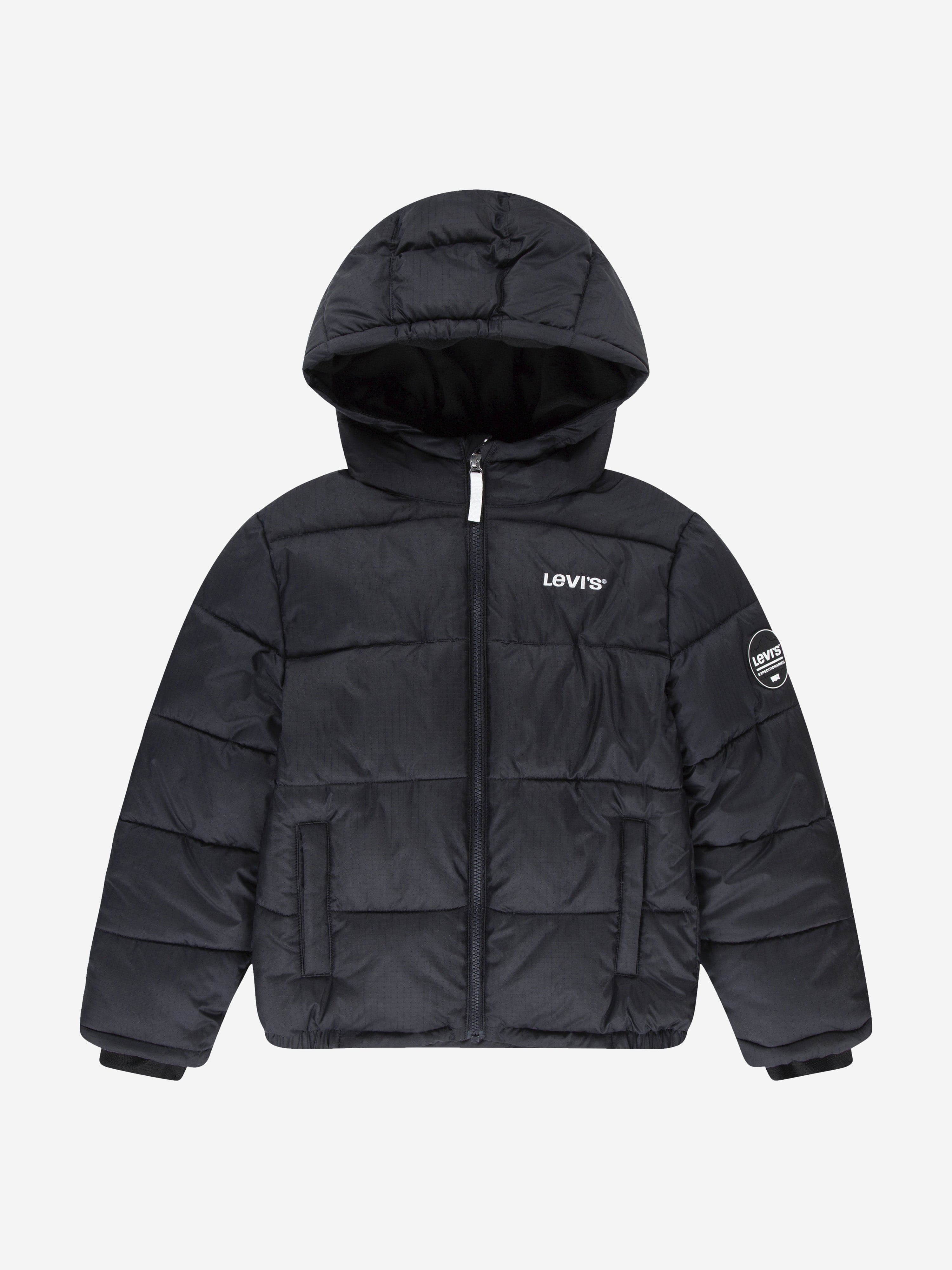 Levi&#39;s Boys Puffer Jacket in Black