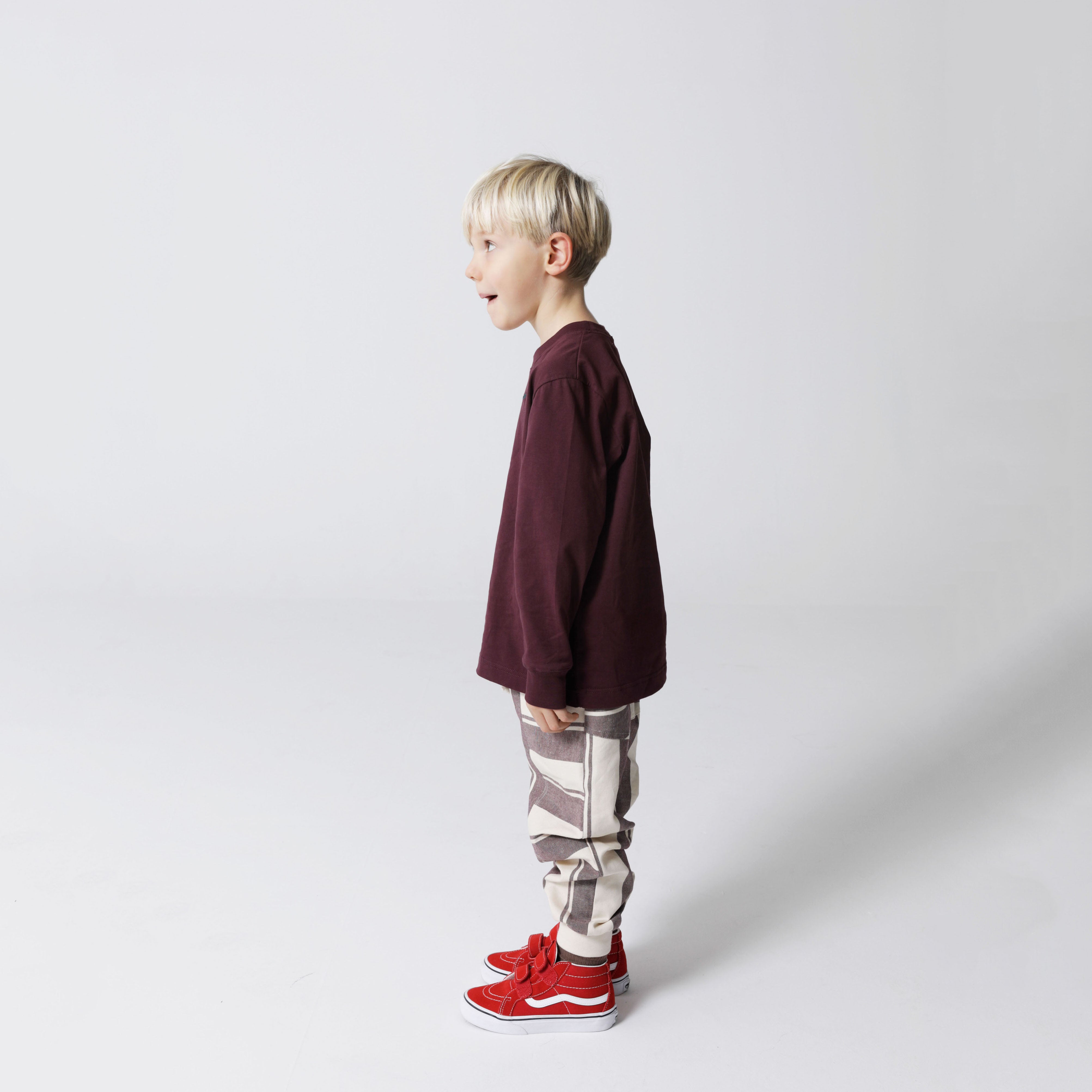 Boys & Girls Purple Logo Cotton T-Shirt