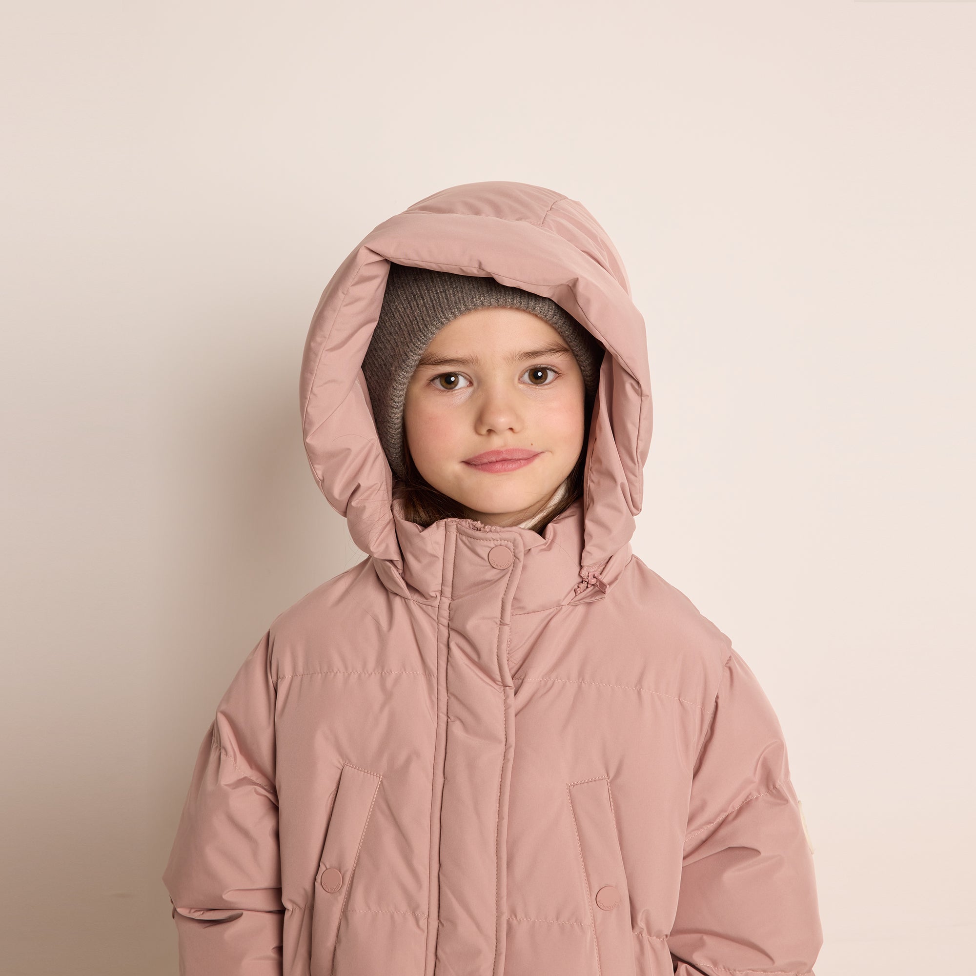 Girls Pink Padded Coat