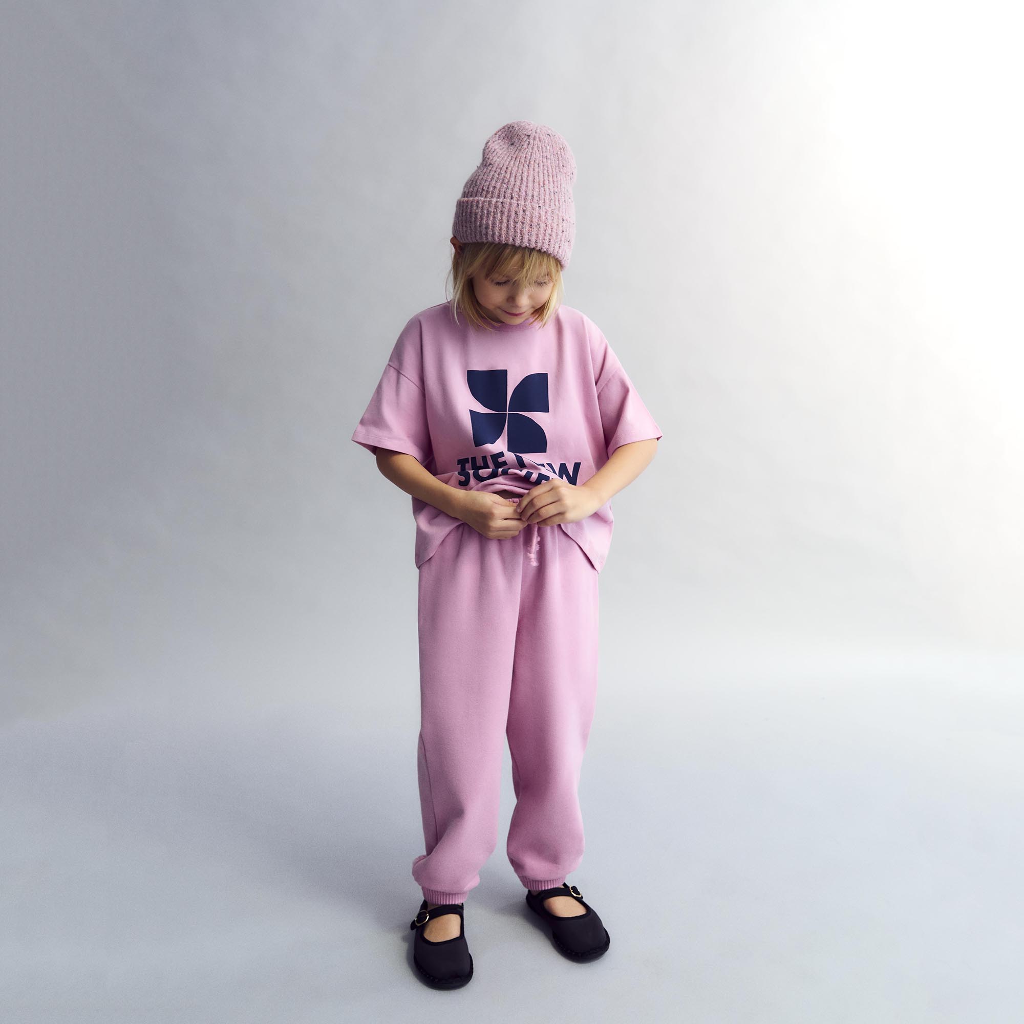 Boys & Girls Pink Cotton Trousers