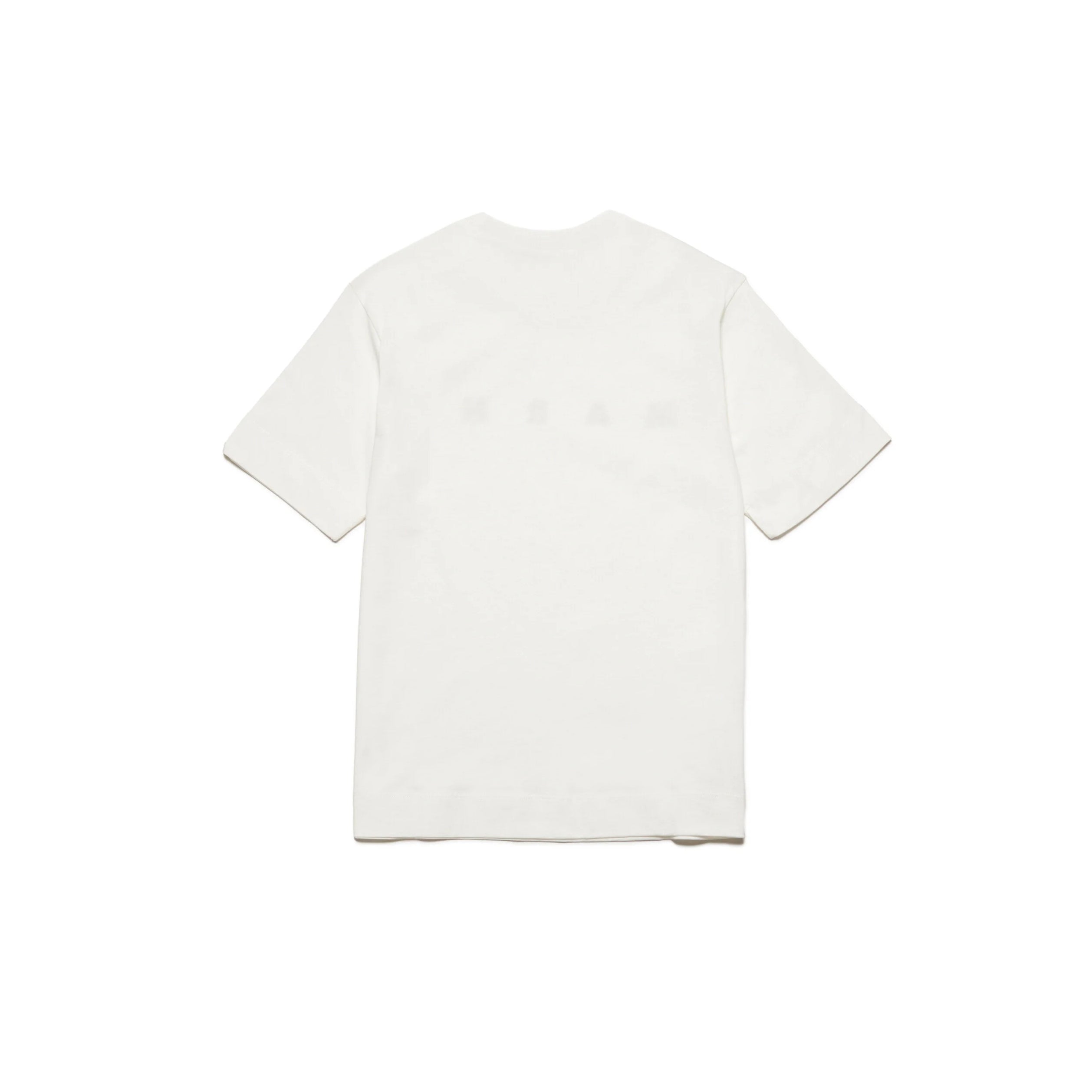 Girls White Logo Cotton T-Shirt