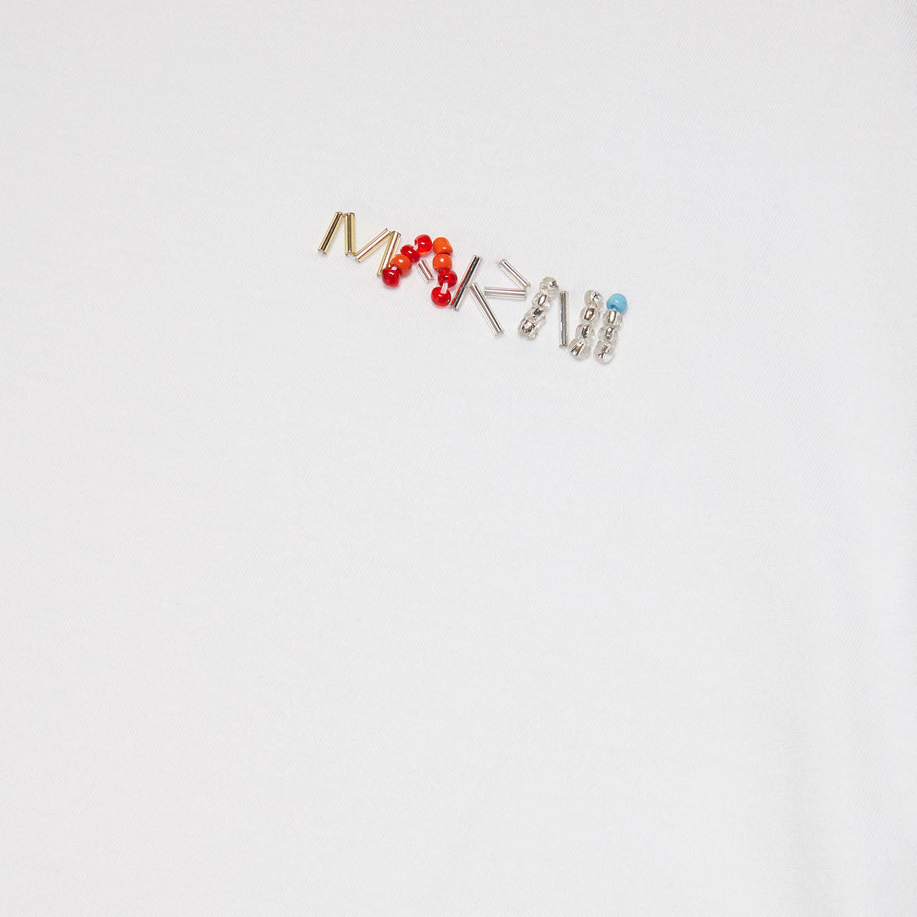Girls White Cotton T-Shirt
