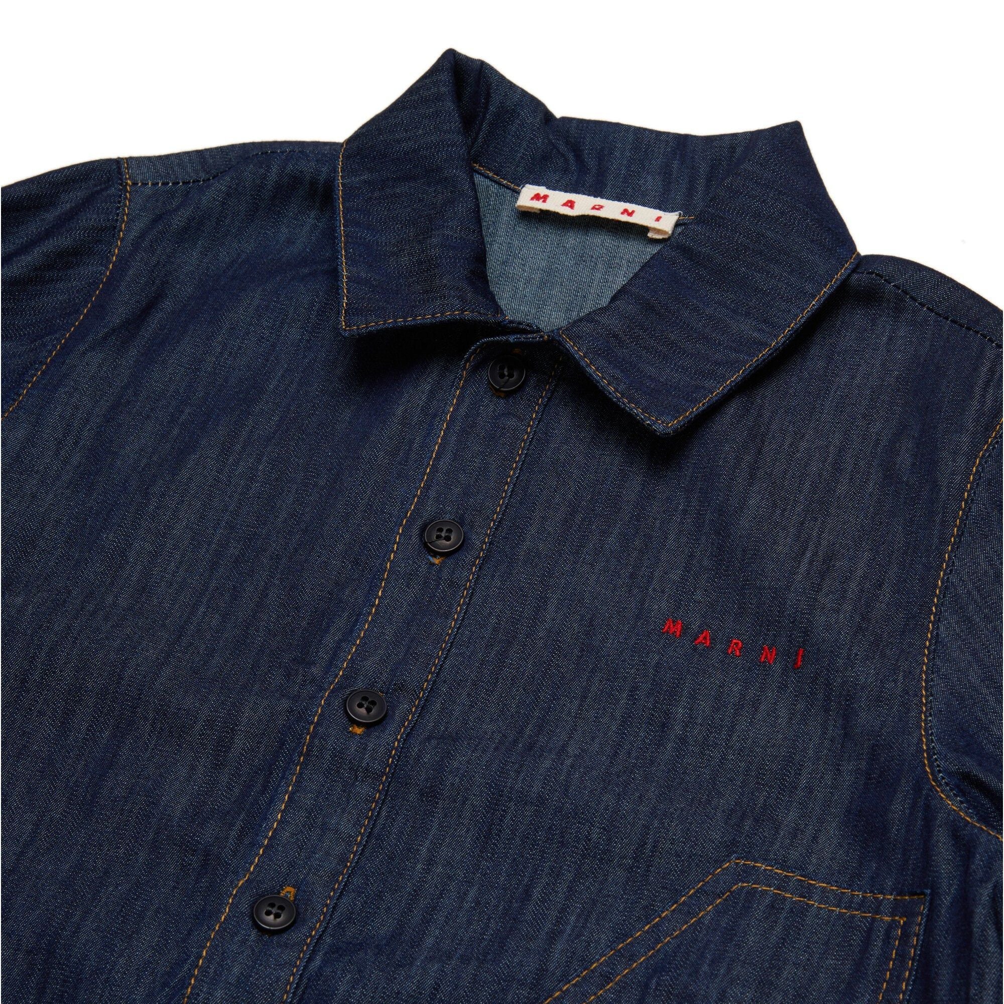 Girls Blue Denim Dress