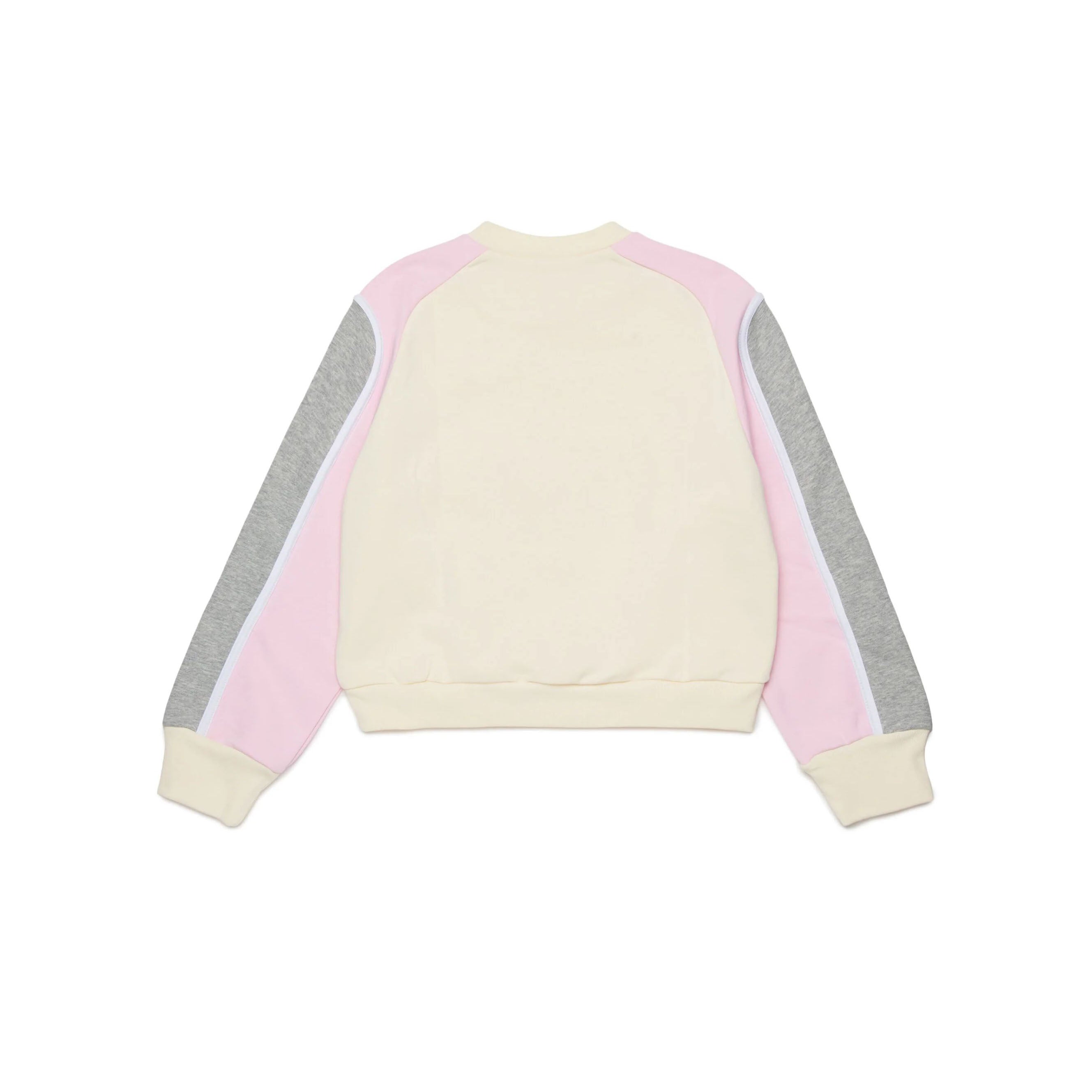 Girls Yellow Logo Cotton Sweatshirt