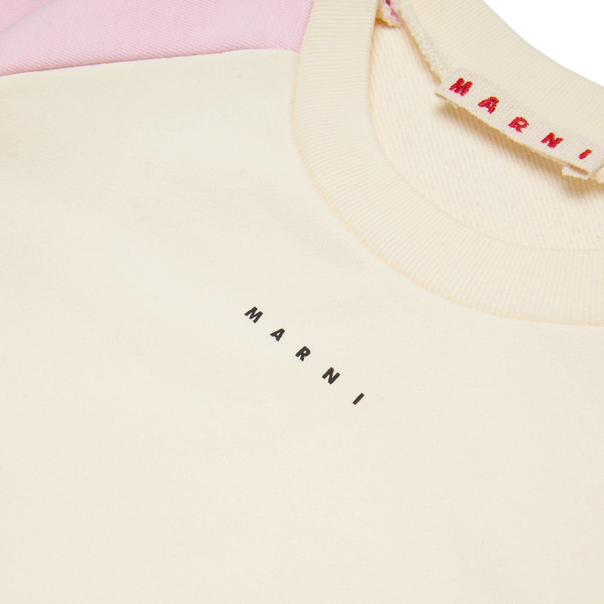 Girls Yellow Logo Cotton Sweatshirt