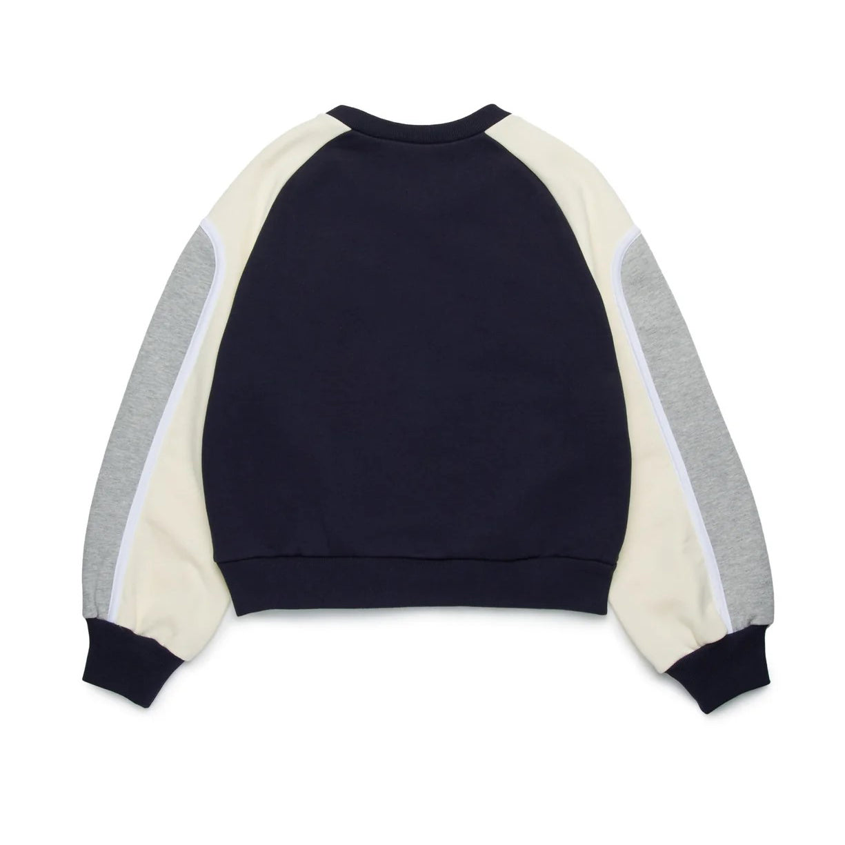Girls Navy Cotton Sweatshirt