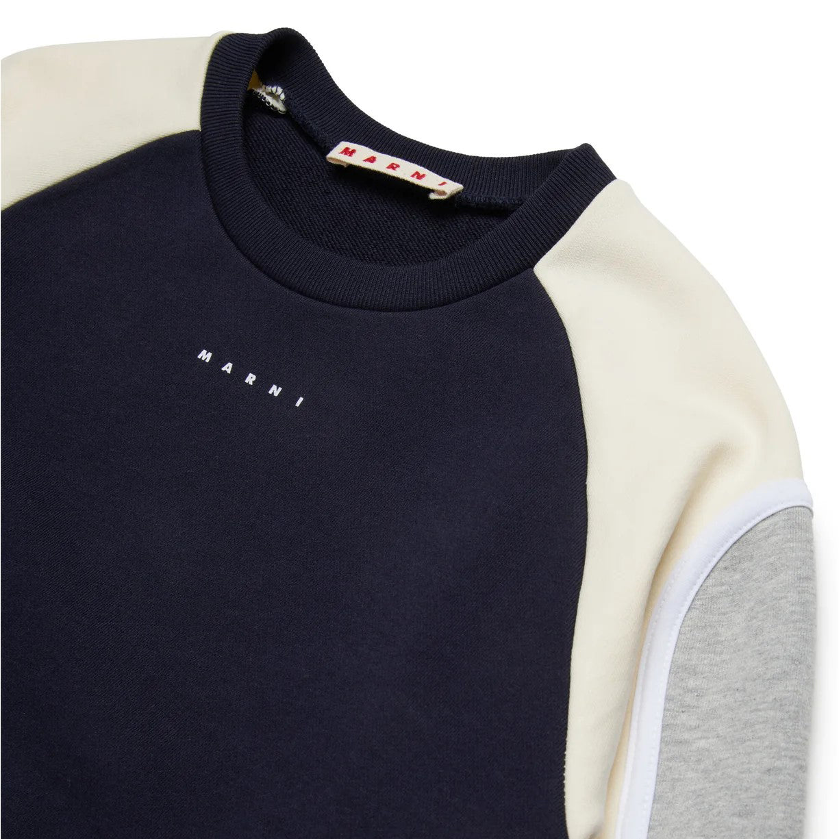 Girls Navy Cotton Sweatshirt