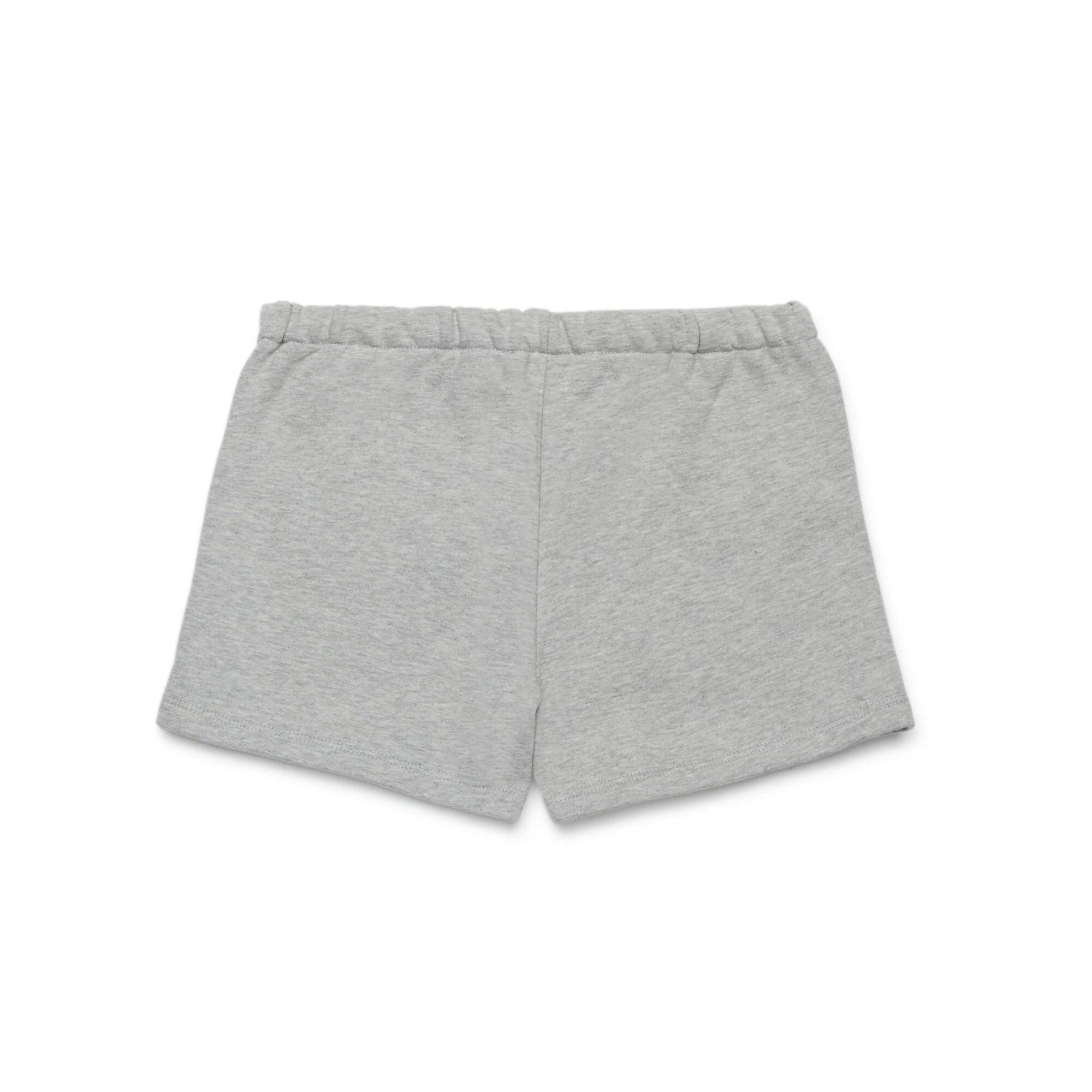 Girls Grey Cotton Shorts