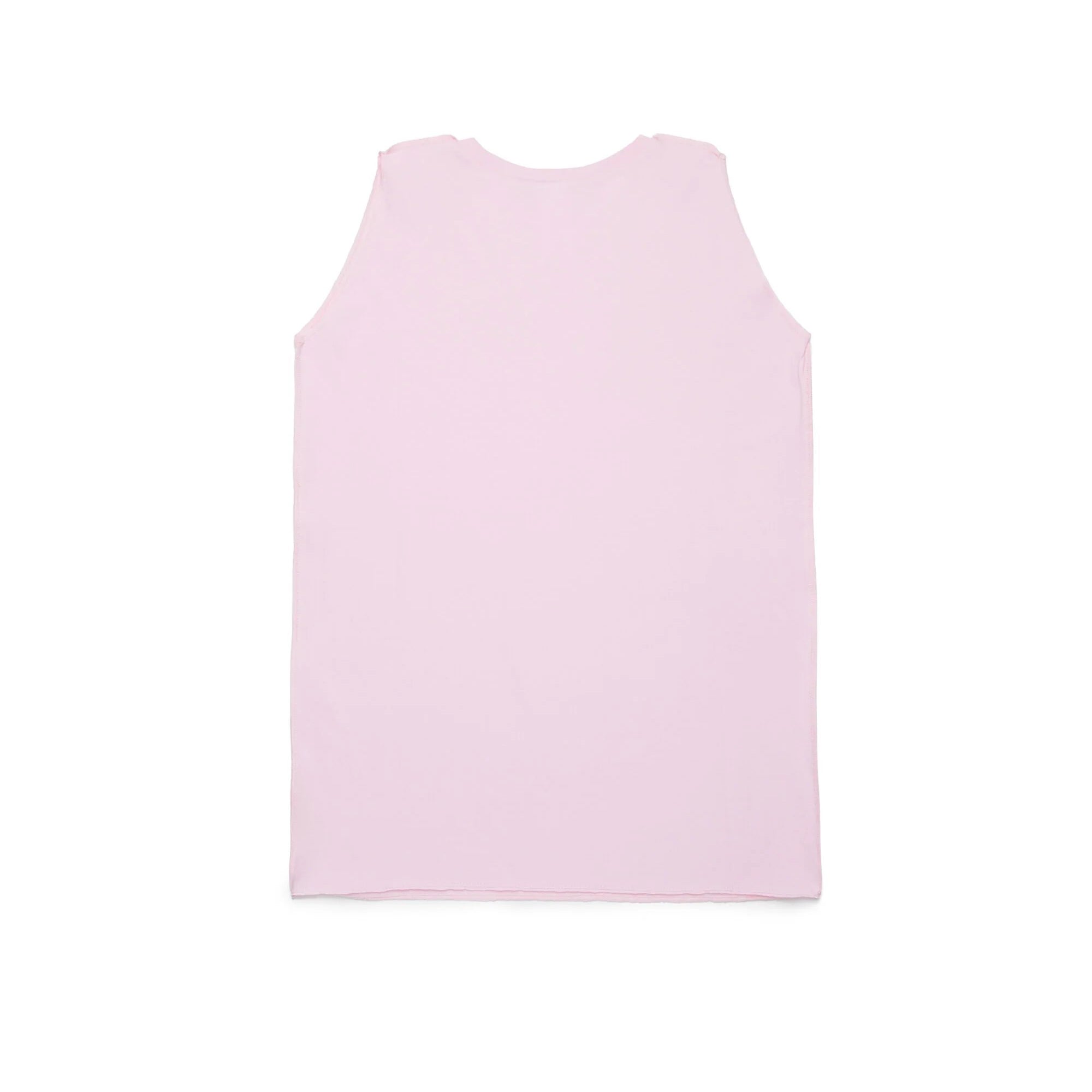 Girls Pink Logo Cotton Dress