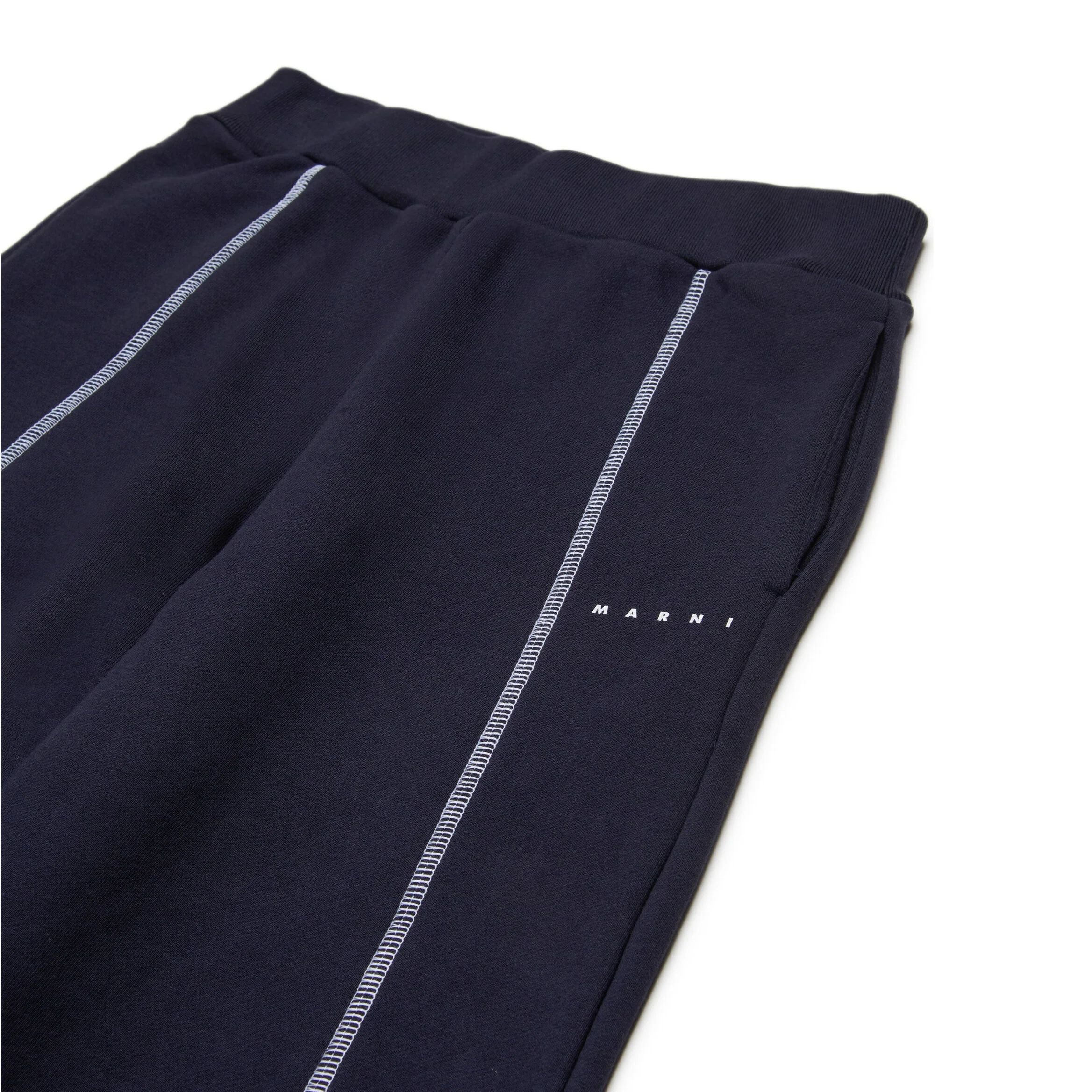 Boys & Girls Navy Cotton Trousers