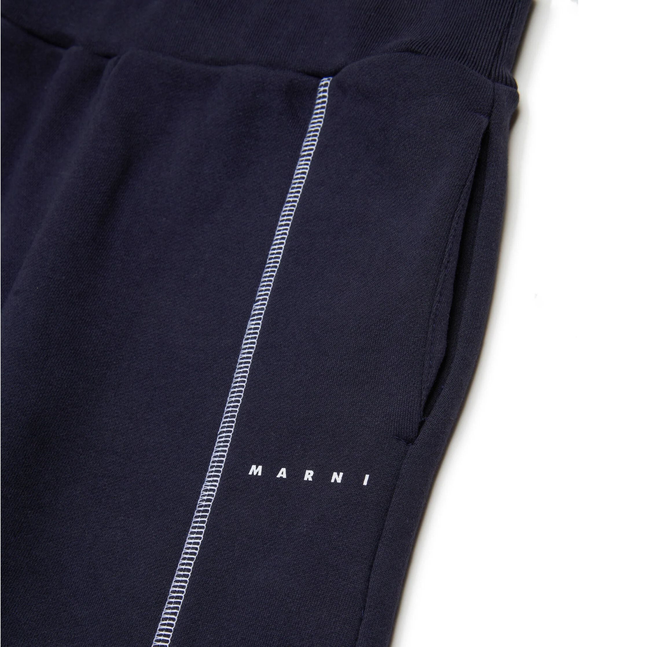 Boys & Girls Navy Cotton Trousers