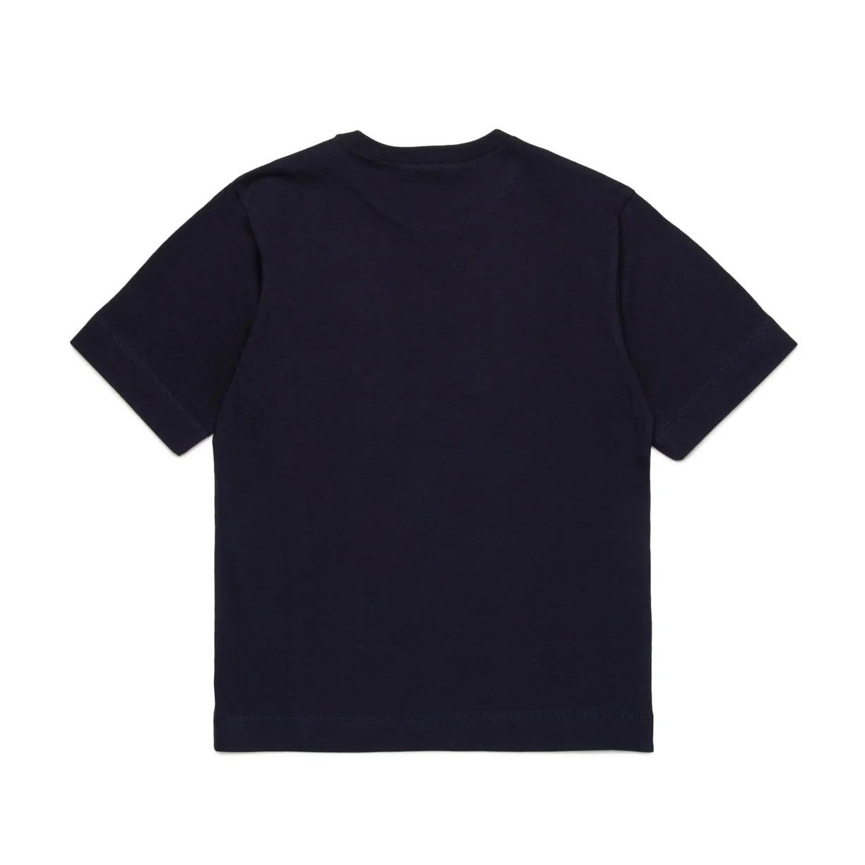 Boys & Girls Navy Logo Cotton T-Shirt