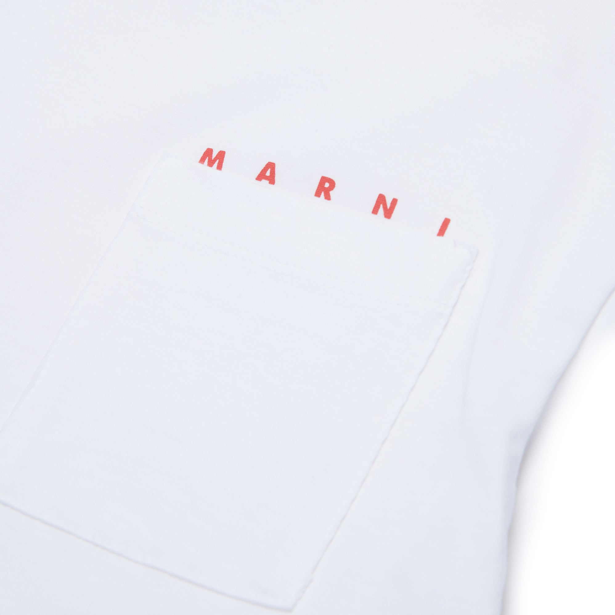 Boys & Girls White Logo Cotton T-Shirt