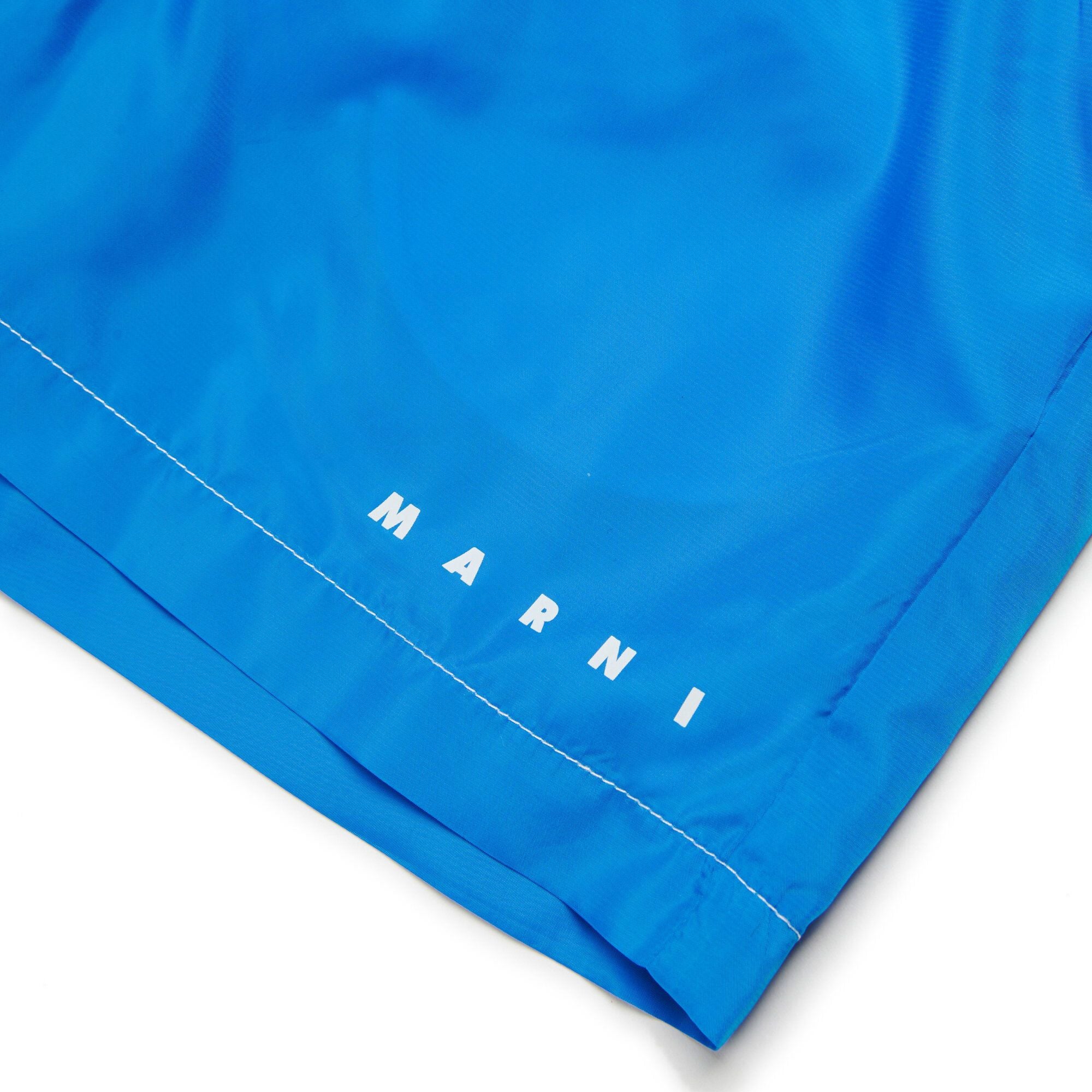 Boys Blue Logo Swim Shorts