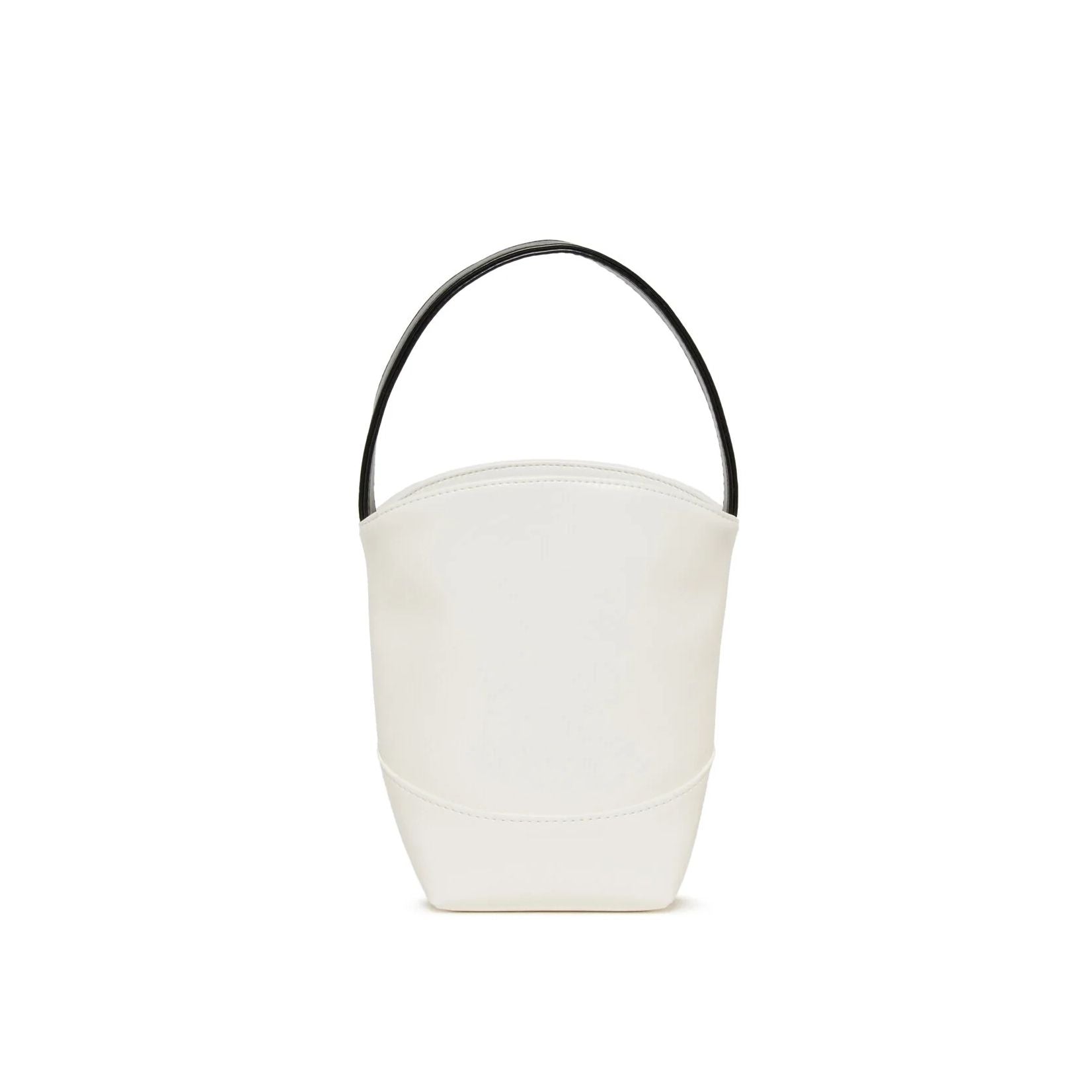 White Flower Basket handbag(H19 x W16 x D10cm)