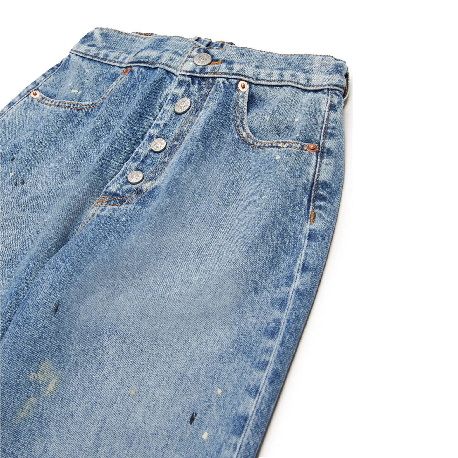 Girls Light Blue Denim Trousers