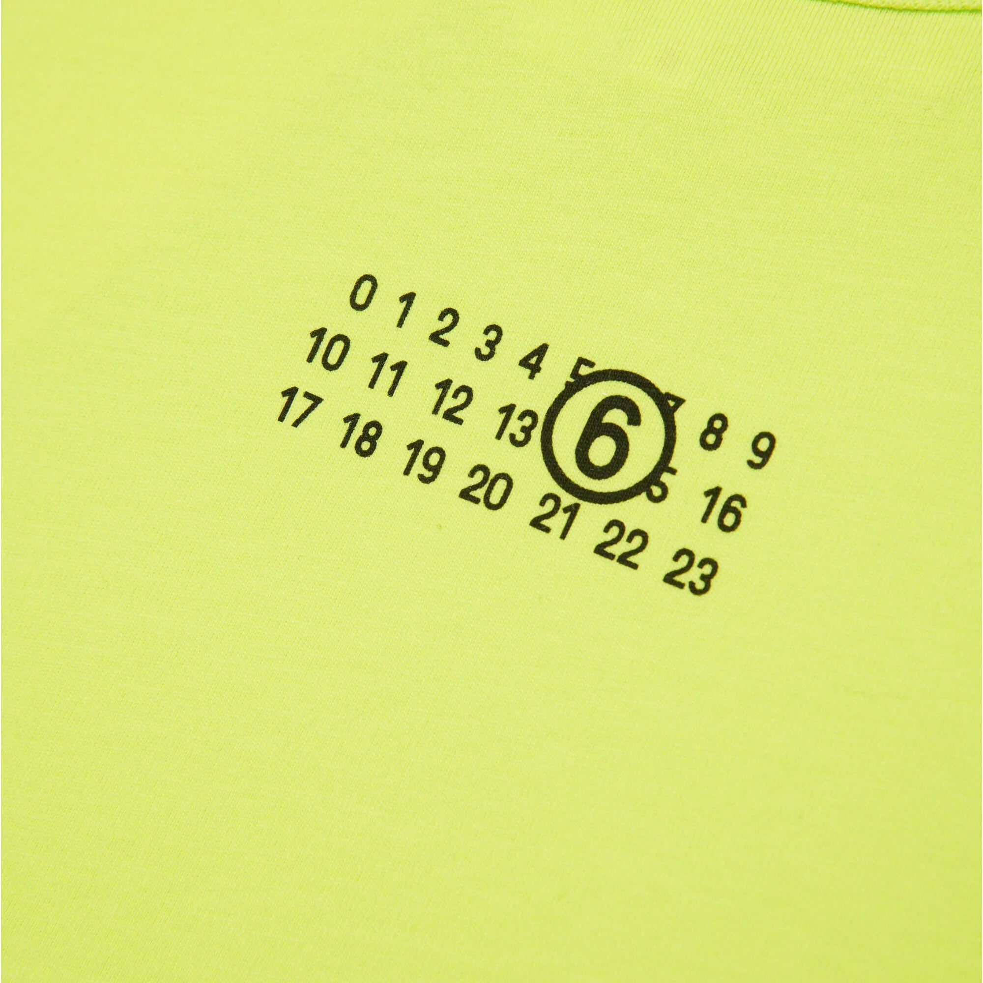 Boys & Girls Fluo Green Printed Logo Cotton Vest