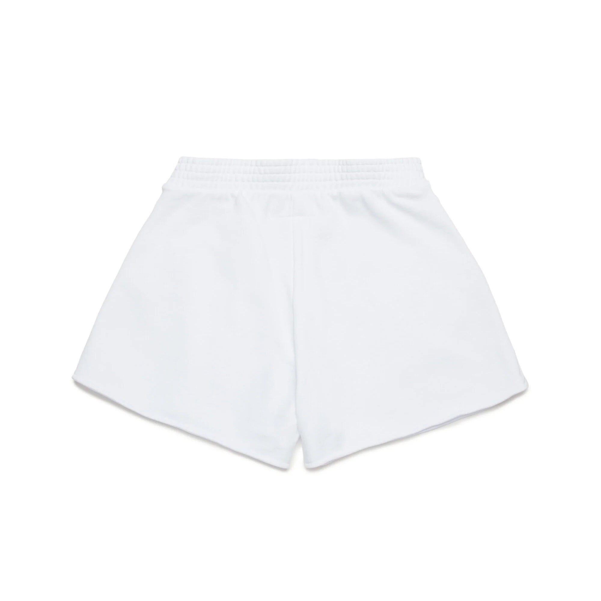 Boys & Girls White Cotton Shorts