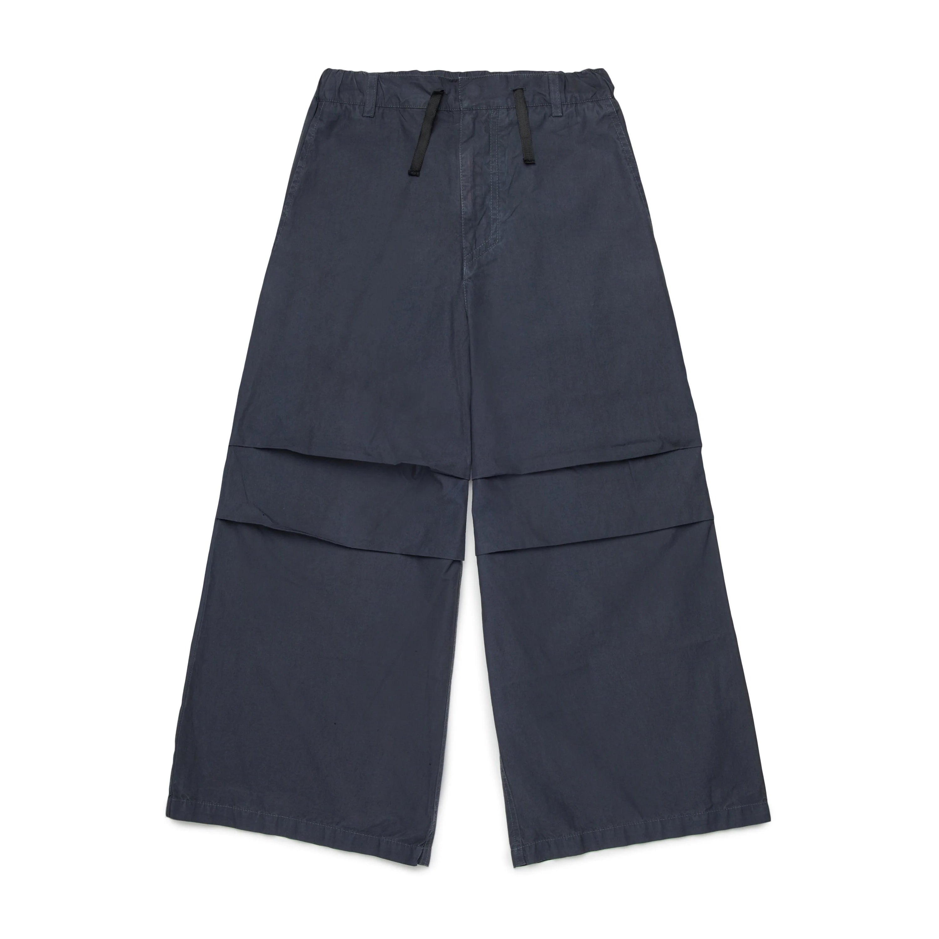 Girls Grey Embroidered Logo Cotton Trousers