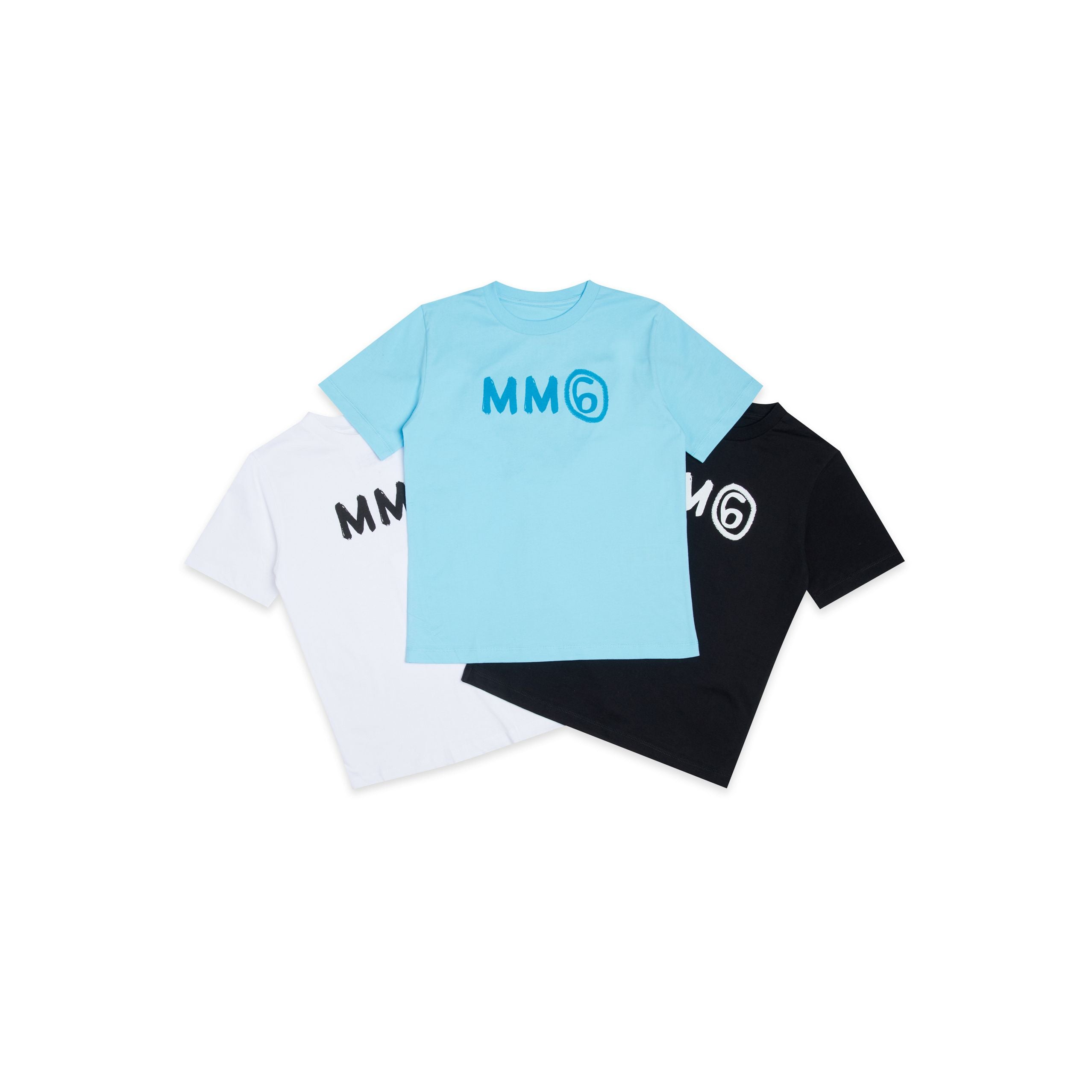 Boys & Girls Tricolor Cotton T-Shirt Set(3 Pack)