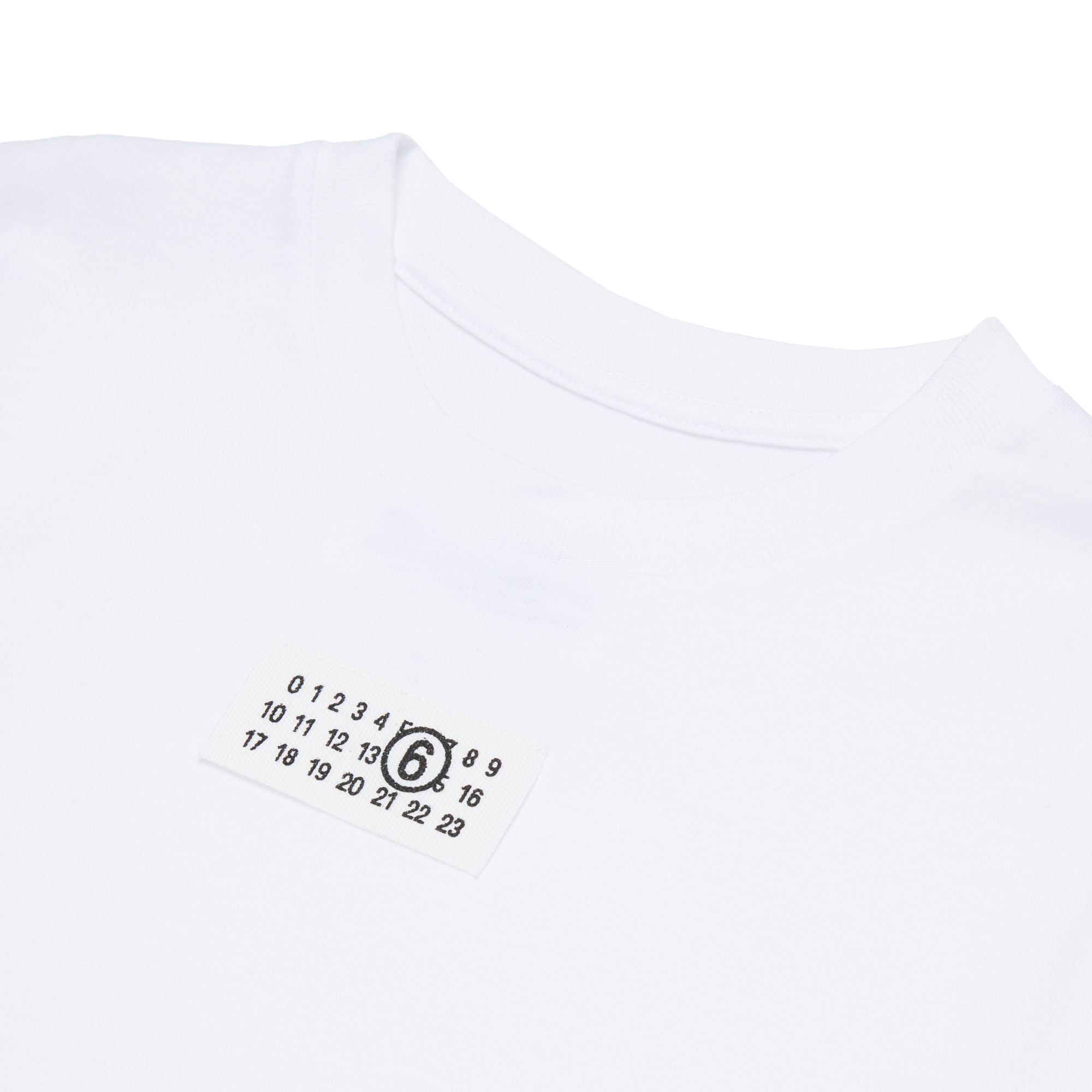Boys & Girls White Cotton T-Shirt