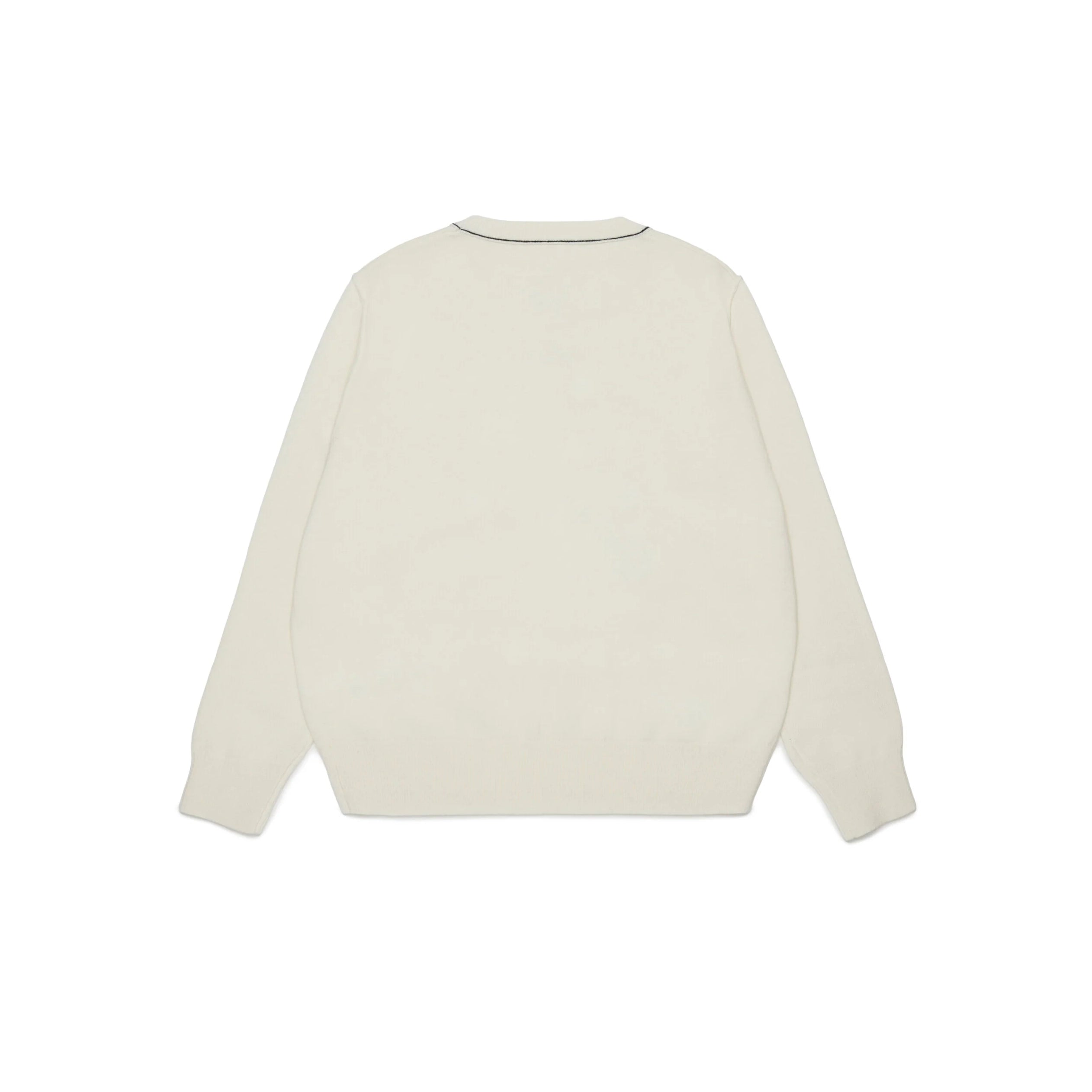 Boys & Girls White Knit Wool Sweater