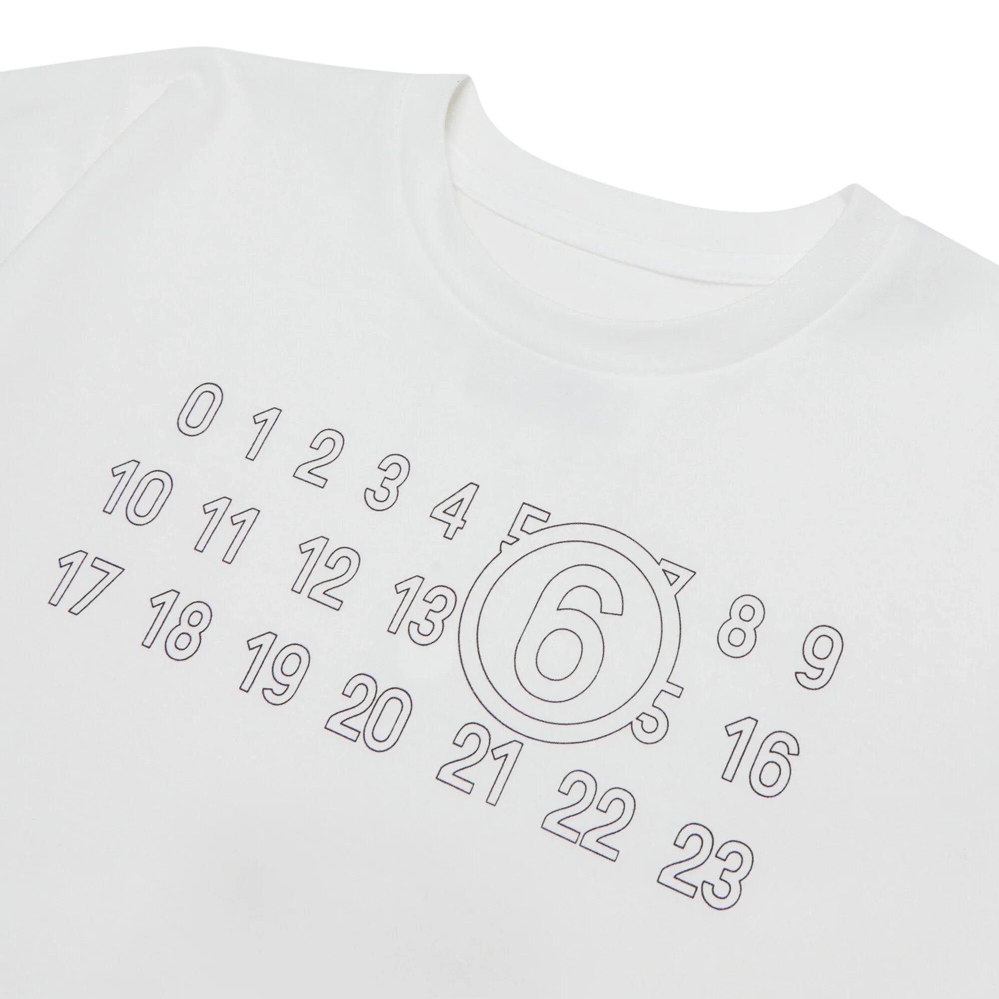 Boys & Girls White Logo Cotton T-Shirt