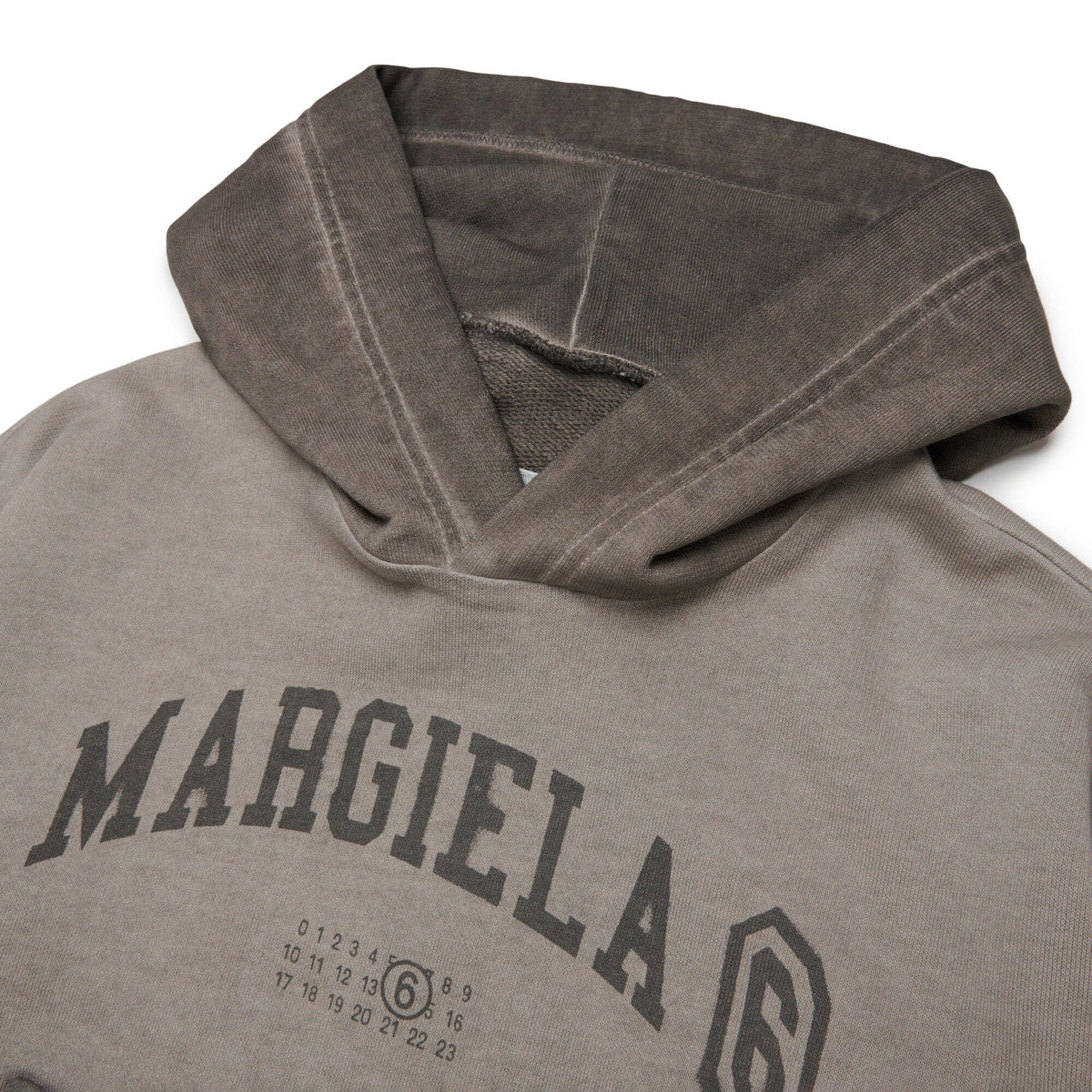 Boys & Girls Grey Brown Cotton Hooded Sweatshirt