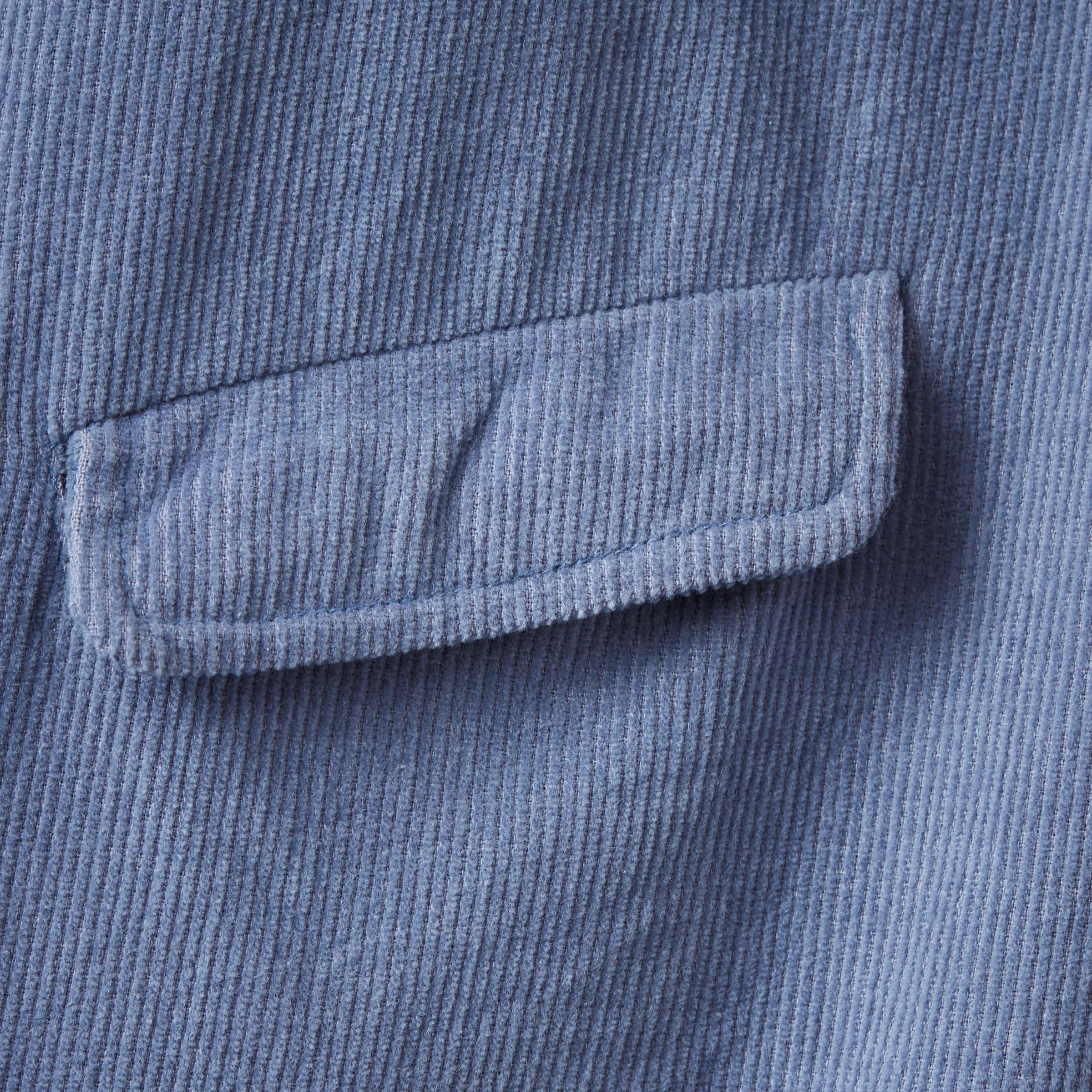 Girls Blue Corduroy Dress