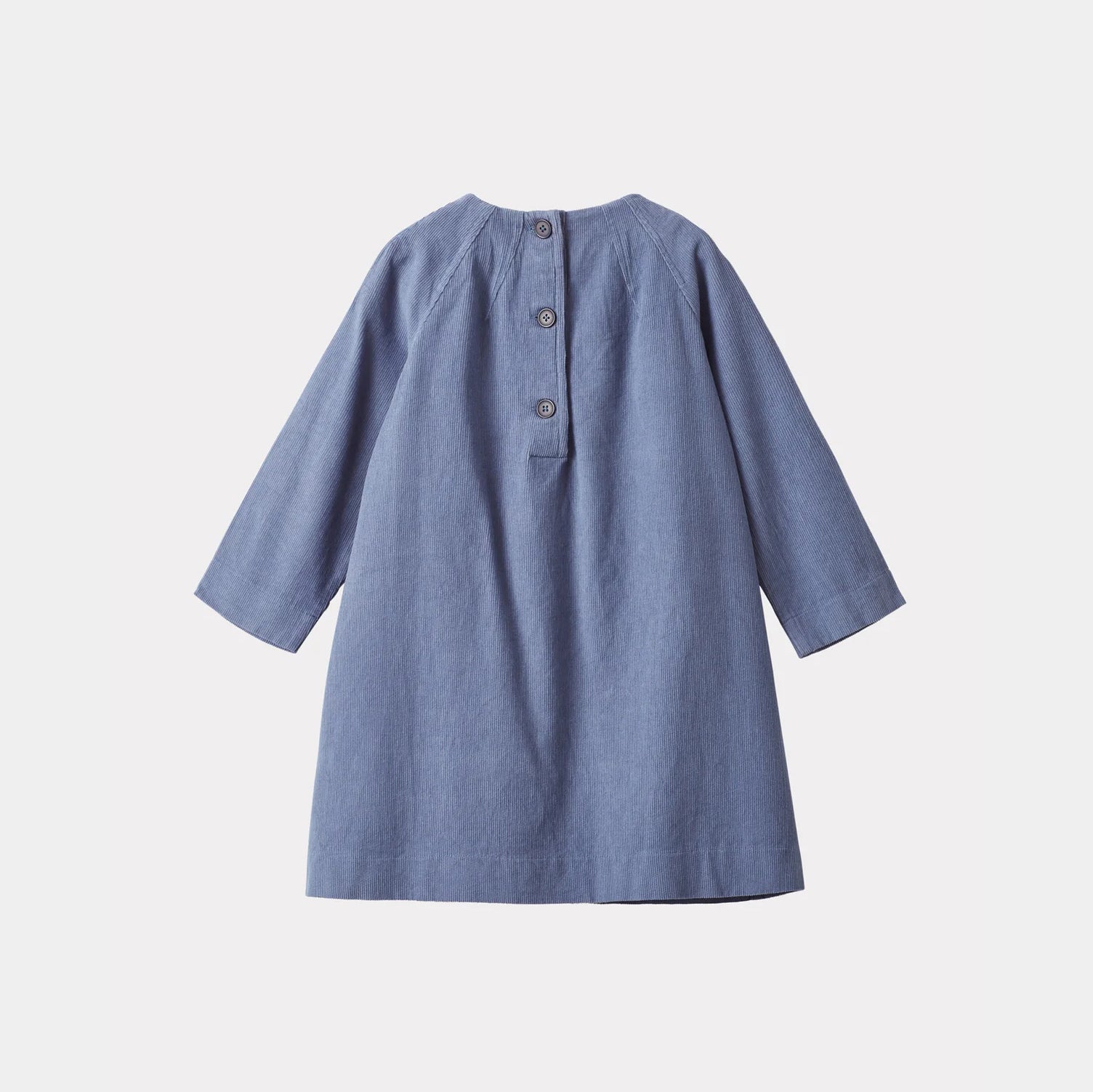 Girls Blue Corduroy Dress