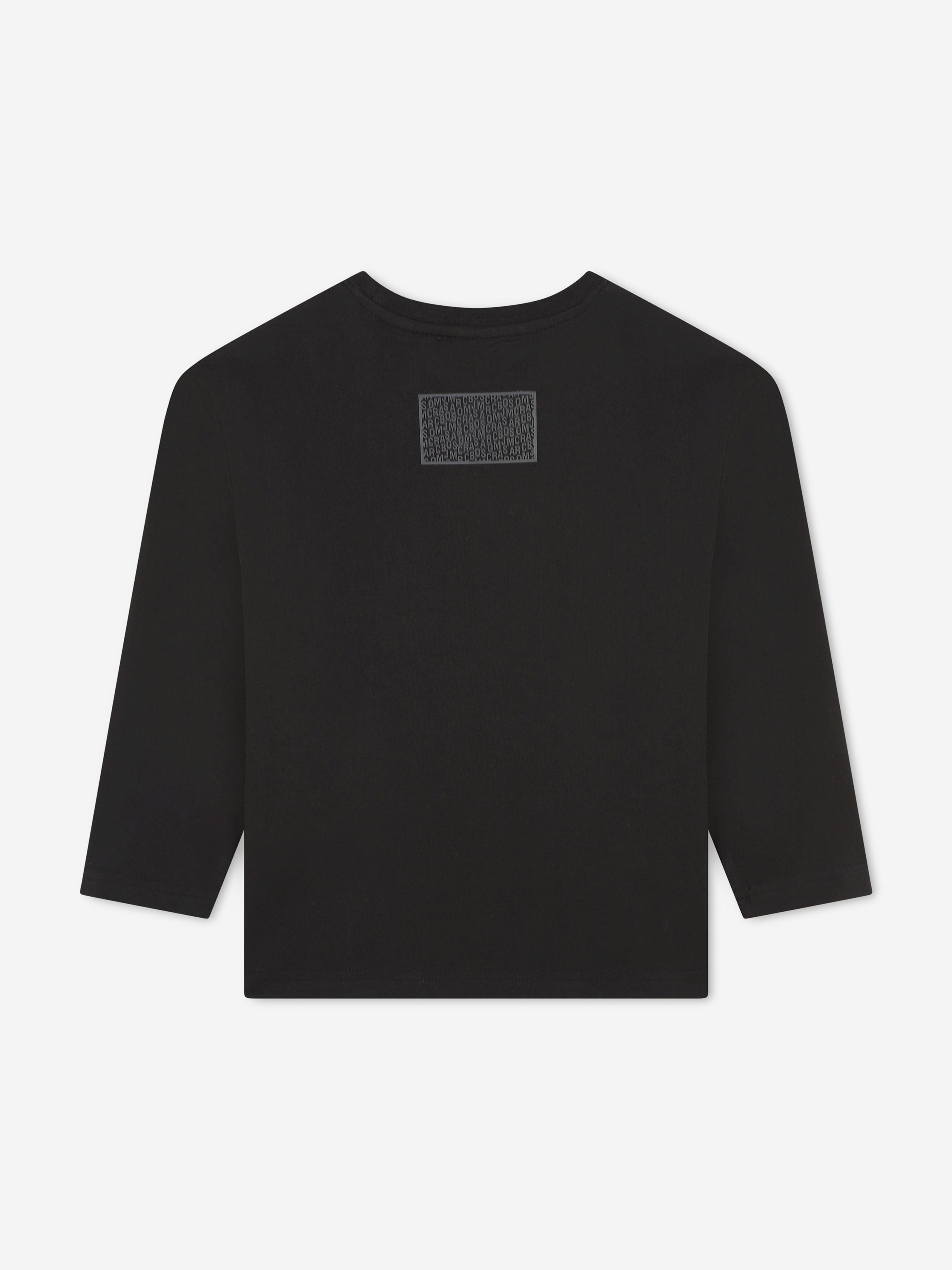MARC JACOBS Kids Long Sleeve Logo T-Shirt n Black