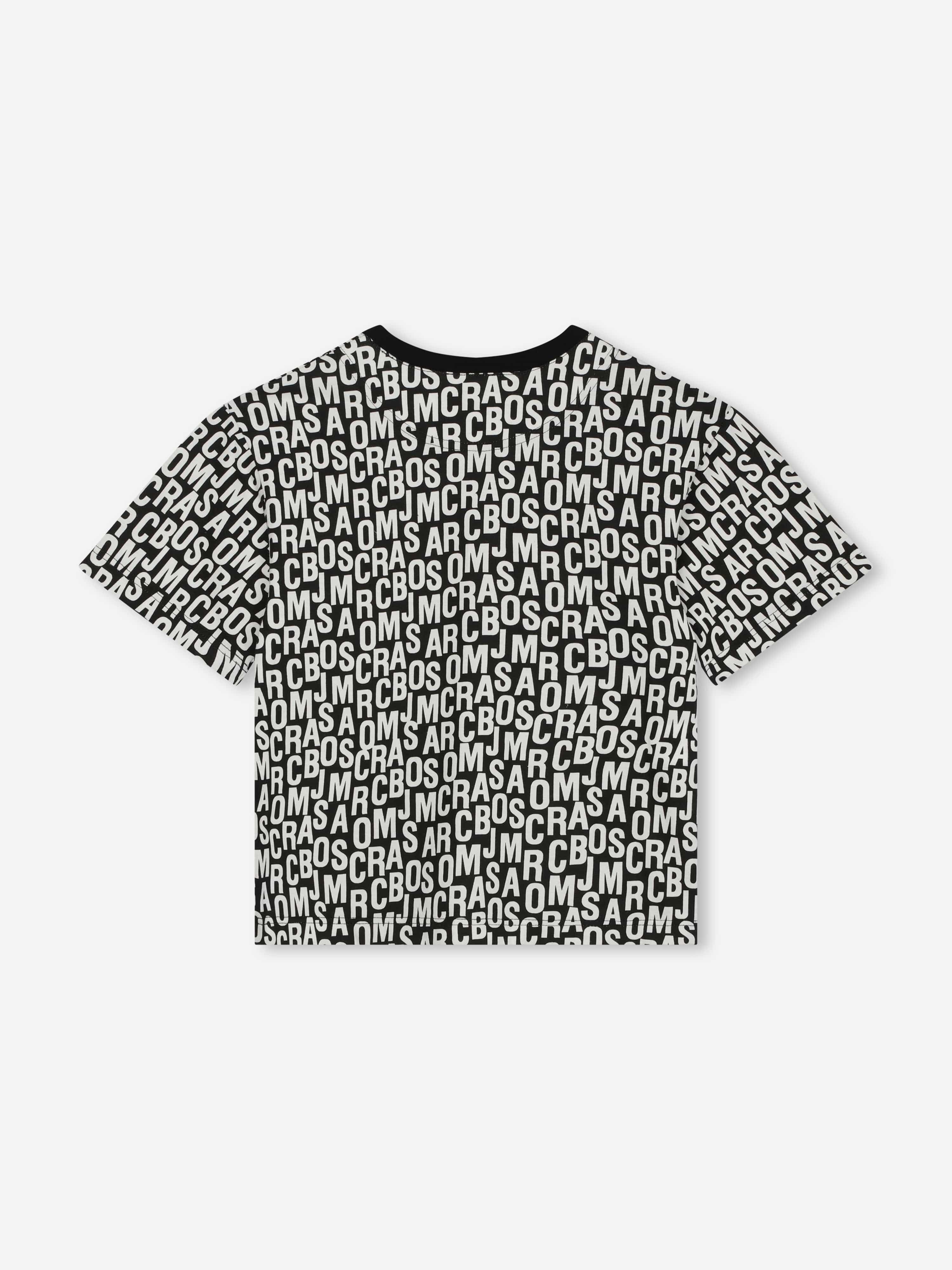 MARC JACOBS Kids Logo Pocket T-Shirt in Black