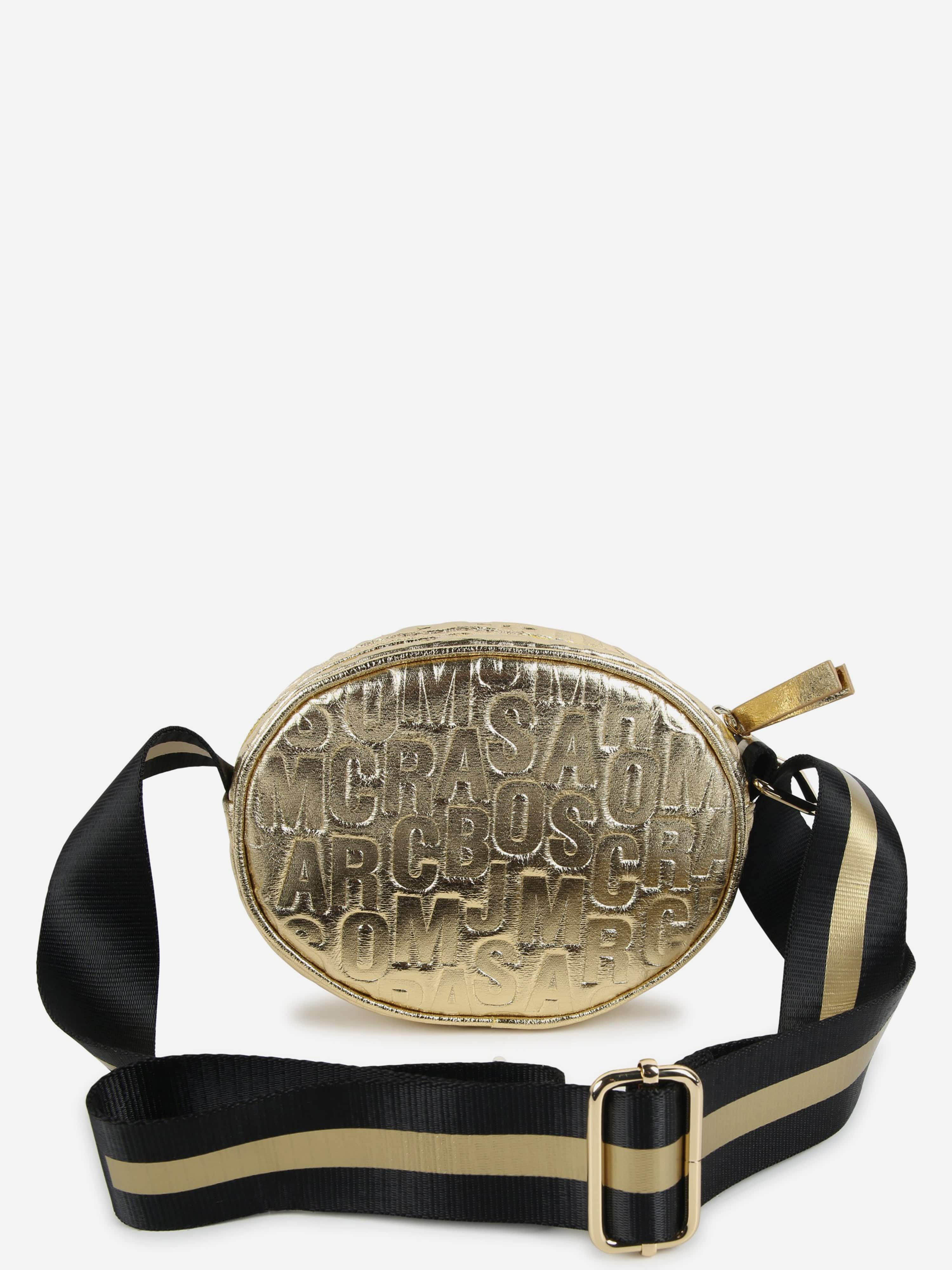 MARC JACOBS Girls Metallic Crossbody Bag in Gold (16.5cm)