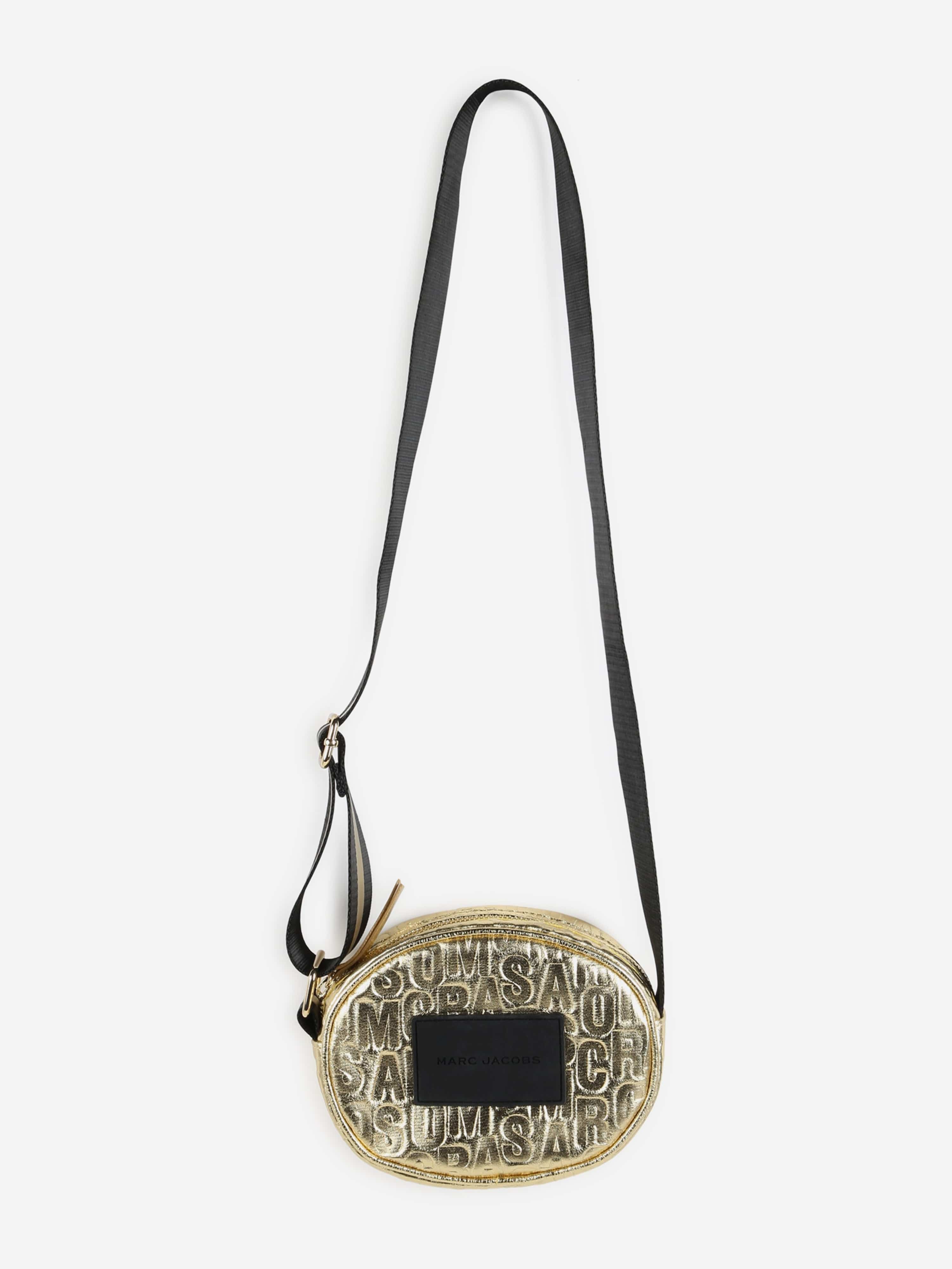 MARC JACOBS Girls Metallic Crossbody Bag in Gold (16.5cm)