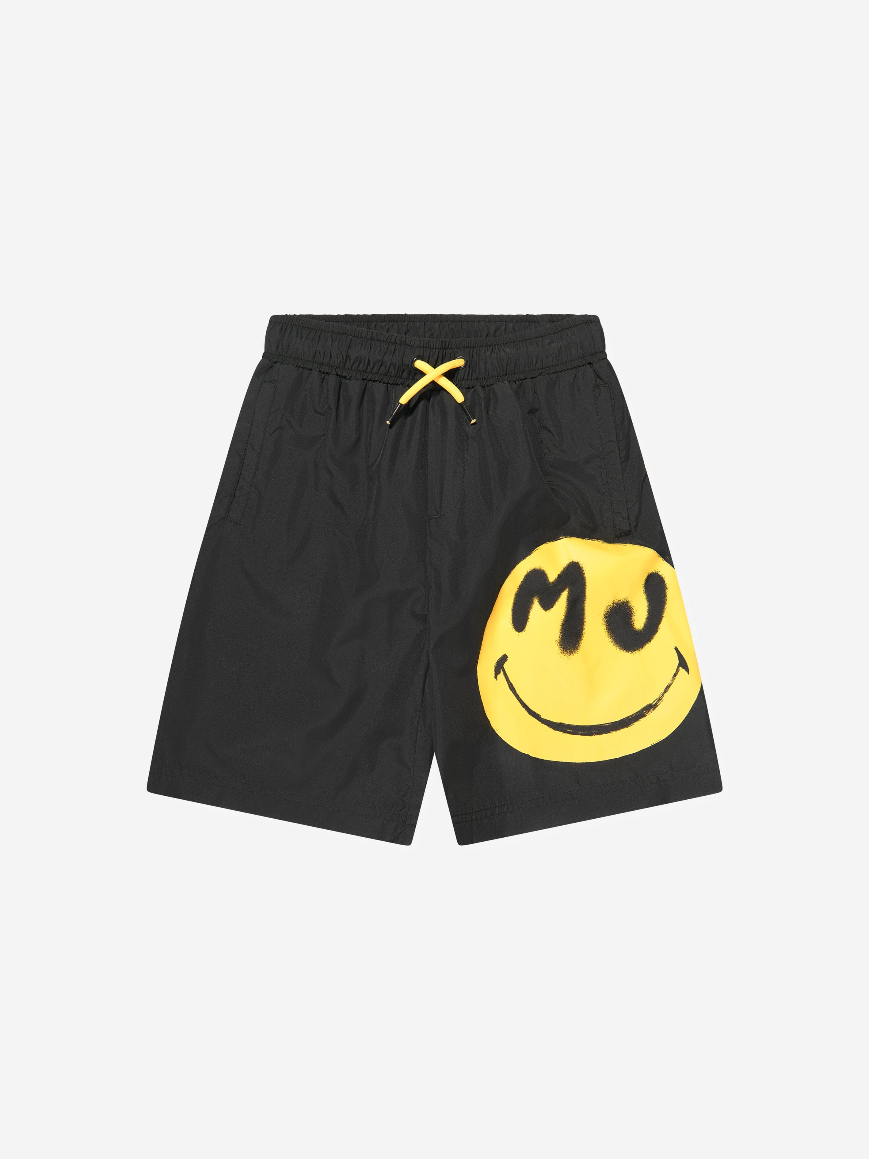 MARC JACOBS Boys Smiley Swim Shorts in Black