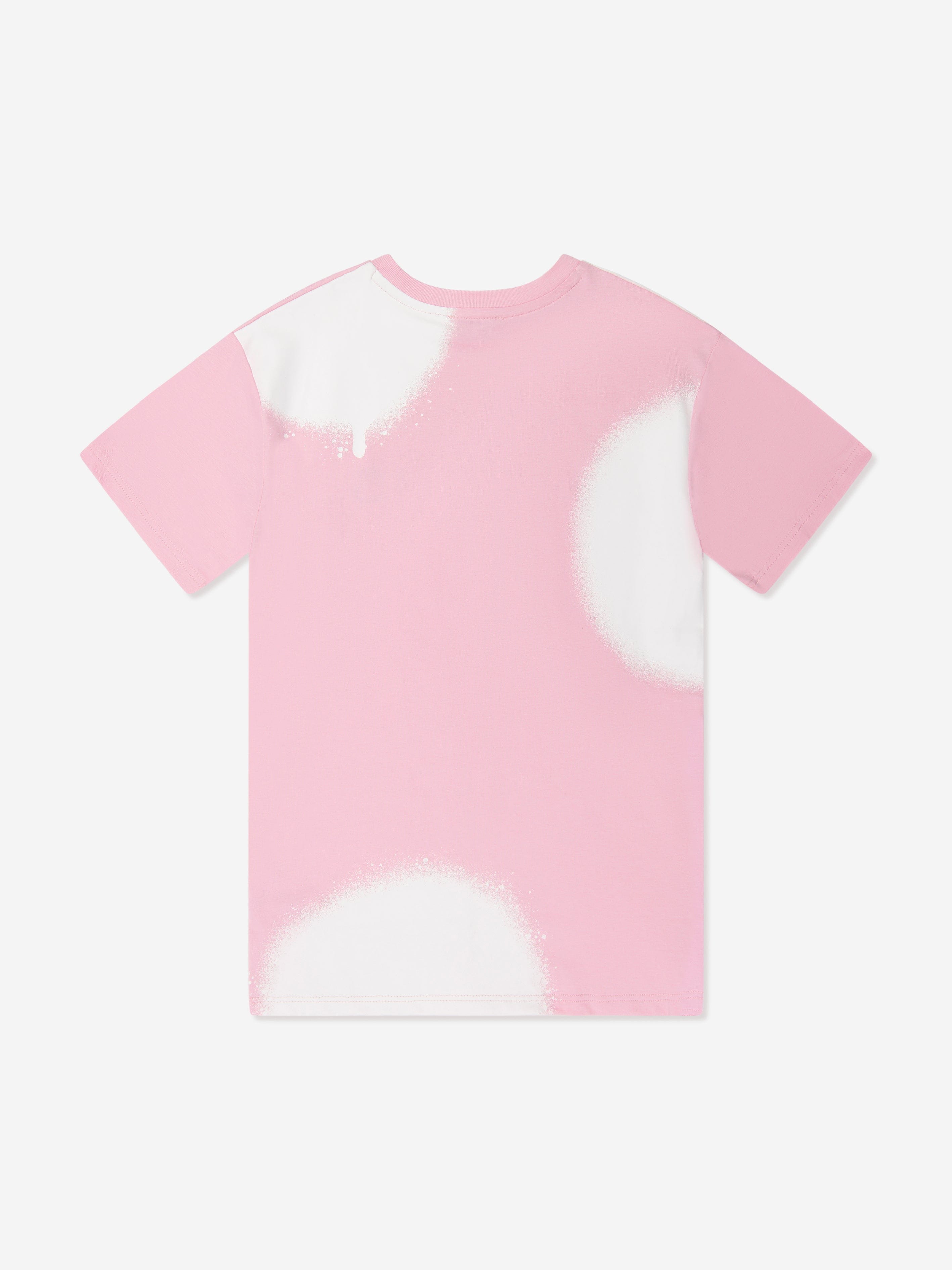 MARC JACOBS Girls Spray Spots T-Shirt Dress in Pink