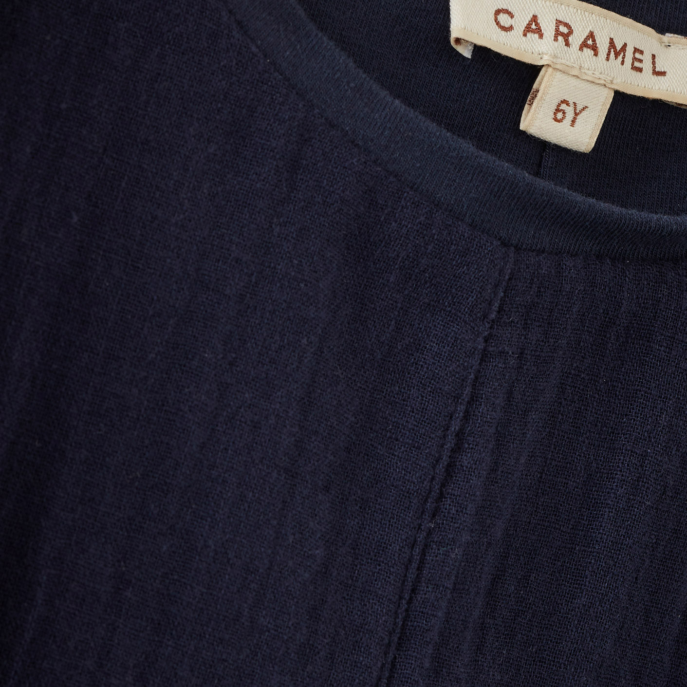 Boys & Girls Navy Cotton T-Shirt