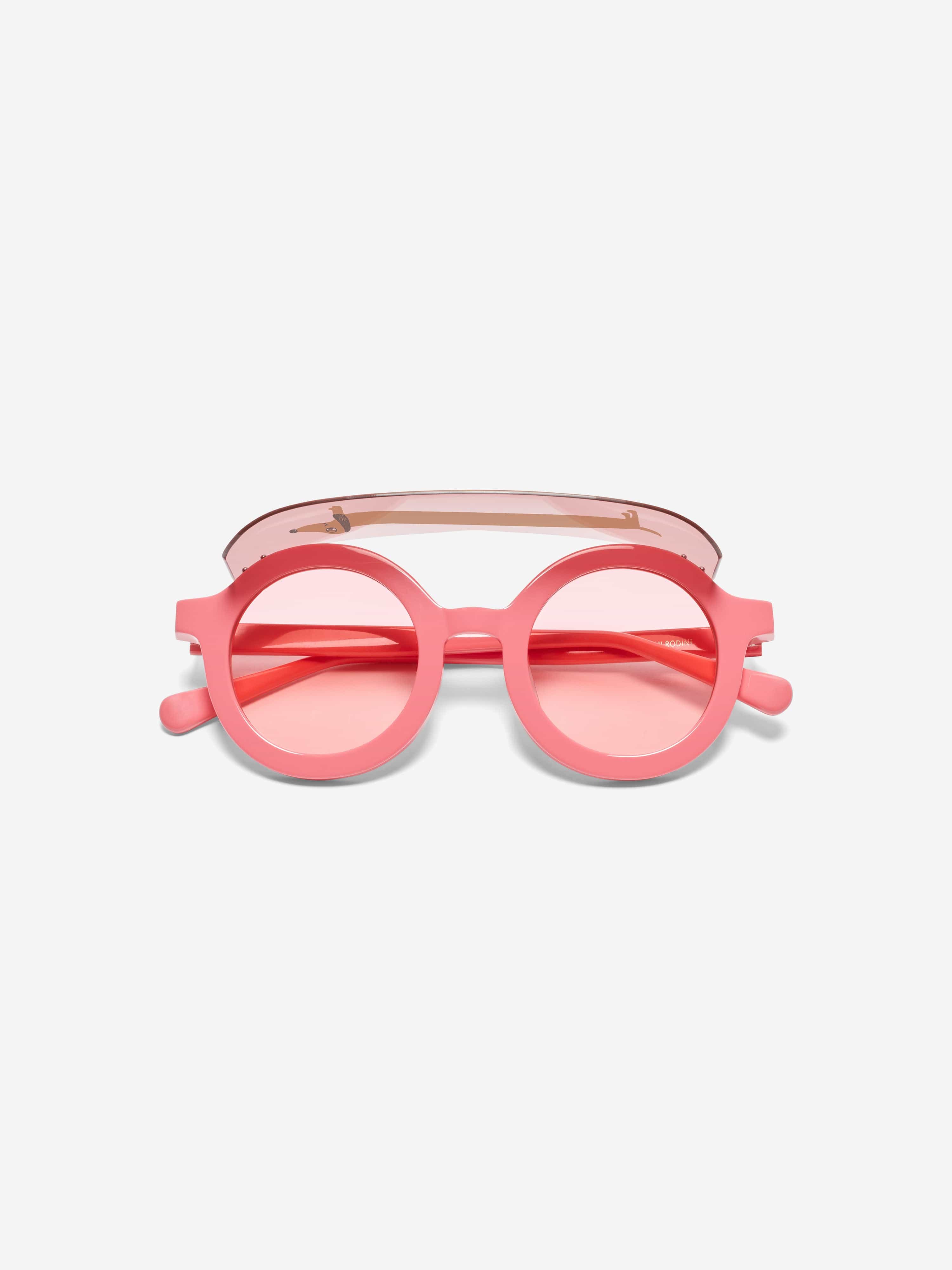 Mini Rodini Girls Visor Sunglasses in Pink