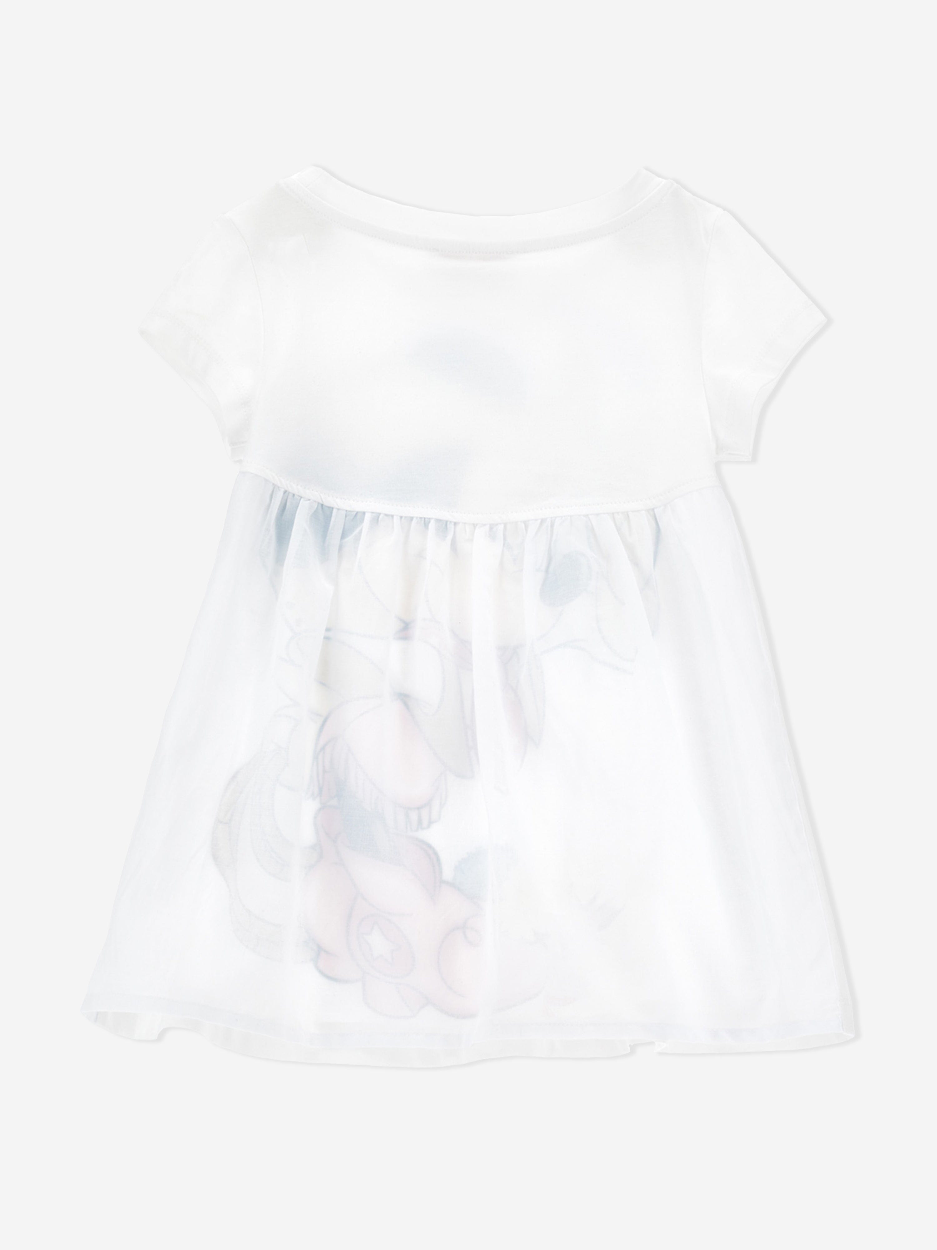Monnalisa Girls Minnie Cowgirl Maxi T-Shirt in White